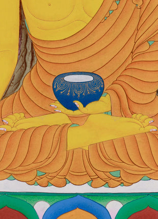 Exclusive Enlightened Buddha Meditation Thangka | Elegance and Enlightenment