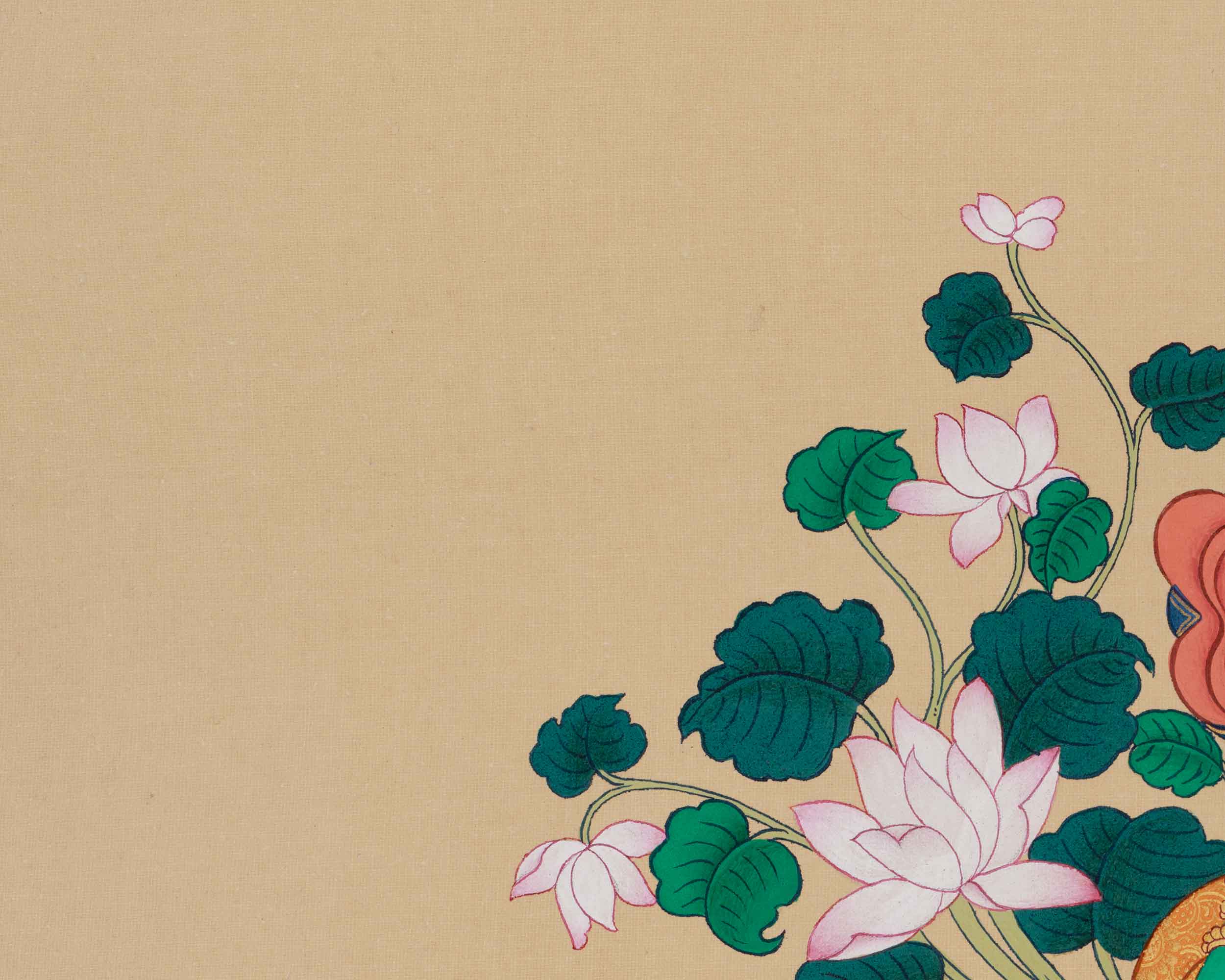 Shyama Tara Thangka Print | Green Tara | Enlightened Female Buddha