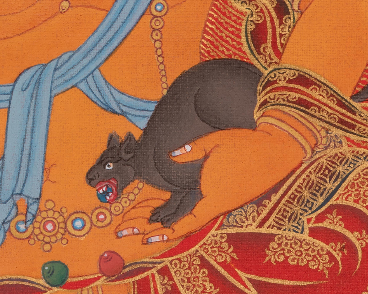 Buddhist Dzambhala Art | Sacred Representation of Generosity and Fortune