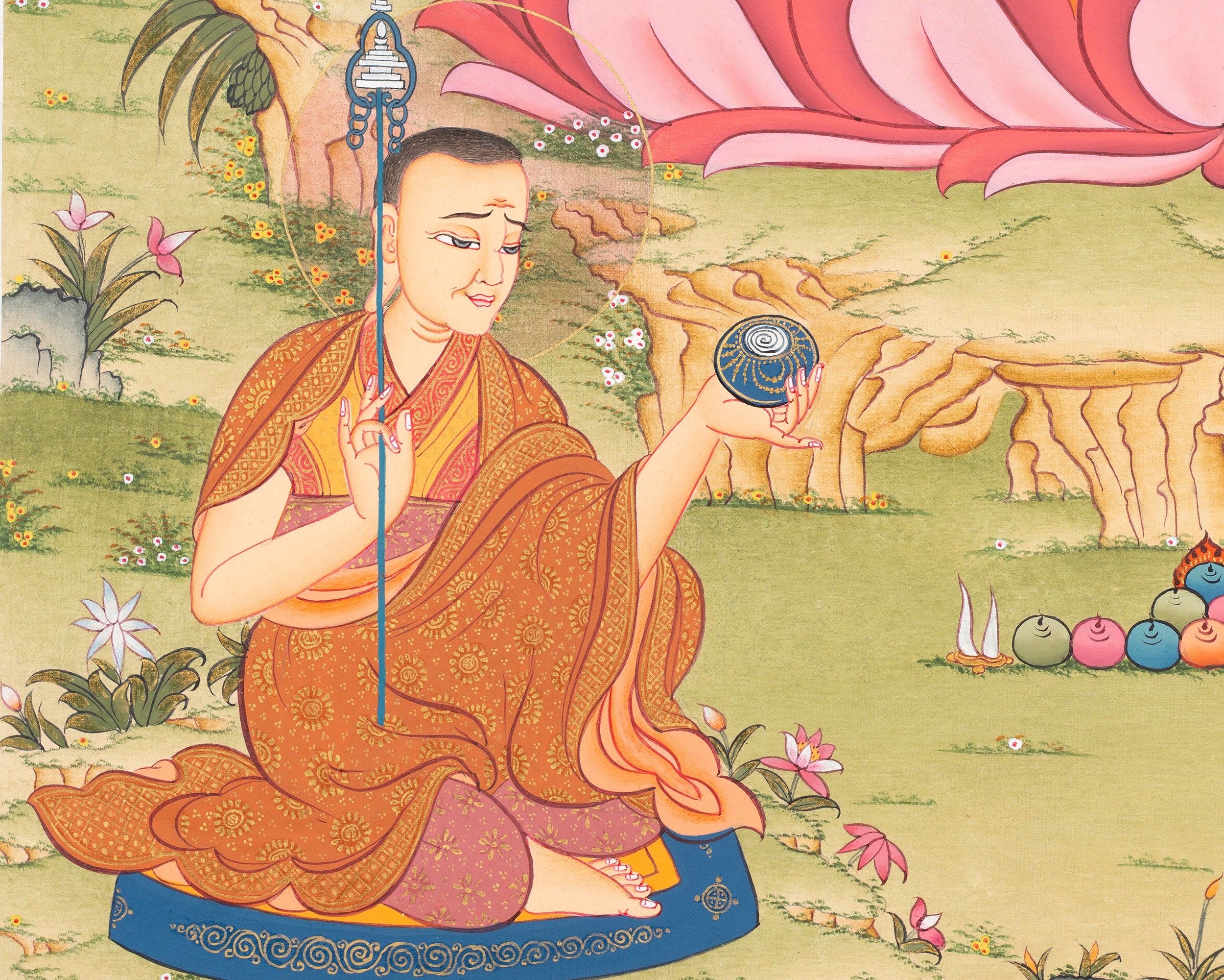 Thangka Of Medicine Buddha | Healing Buddha | Traditional Art