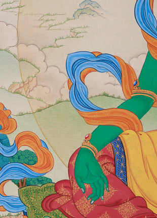 Traditional Green Tara, the Swift Savior | A Blessing of Protection and Serenity