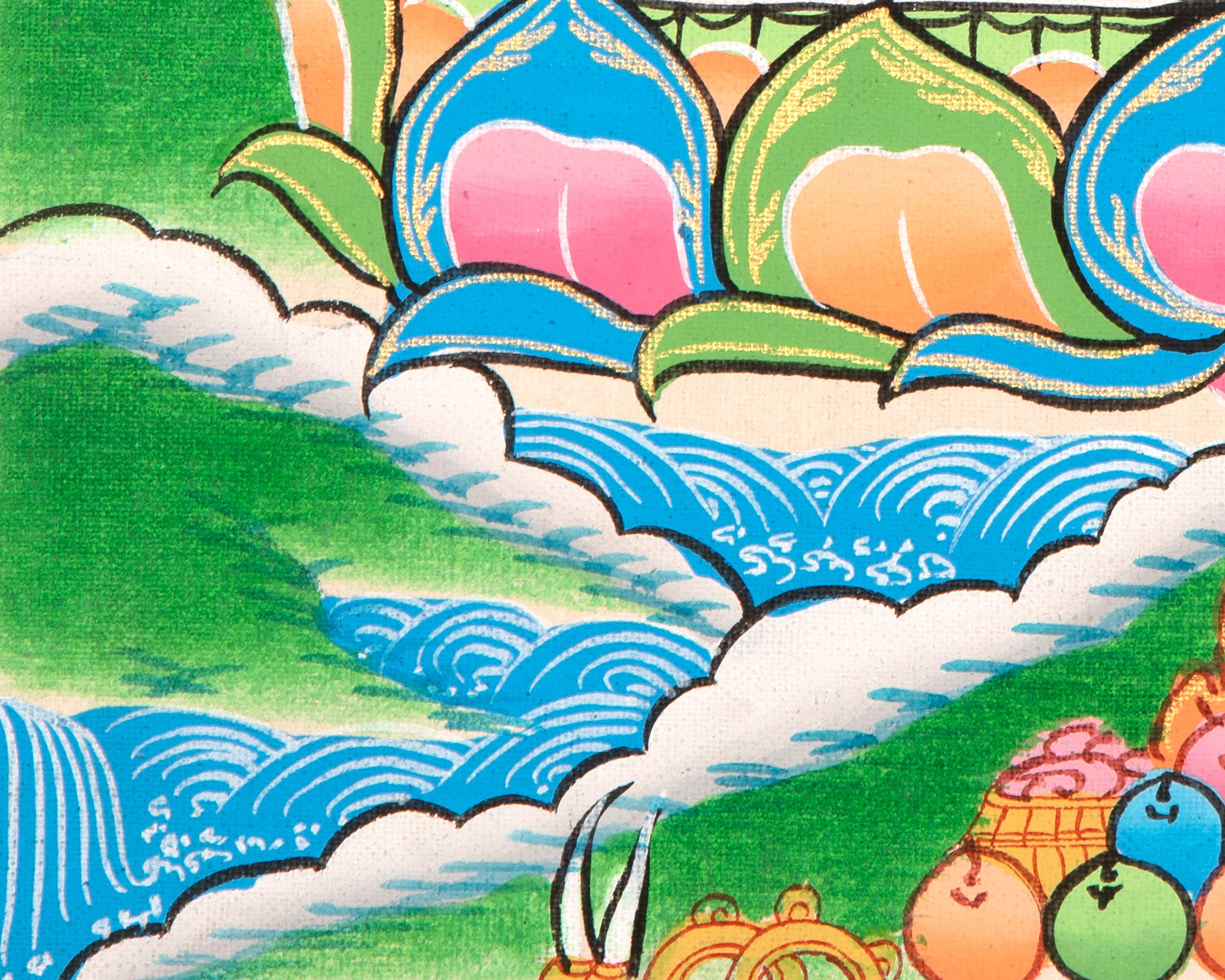 Chenrezig Thangka | Sacred Thangka Painting for Meditation and Good Luck