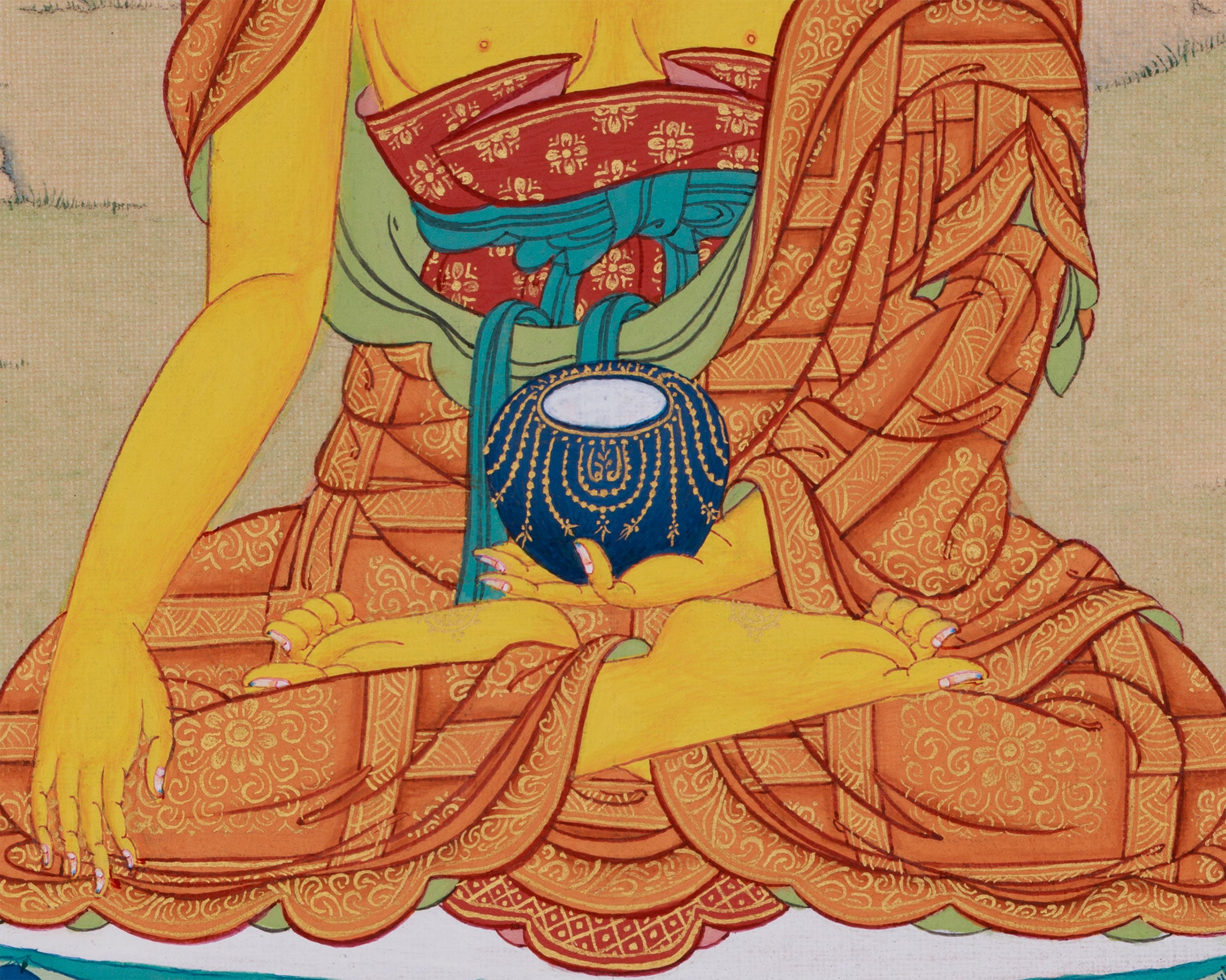 Buddha Shakyamuni, Founder of Buddhism | Traditional Karma Gadri Artistry