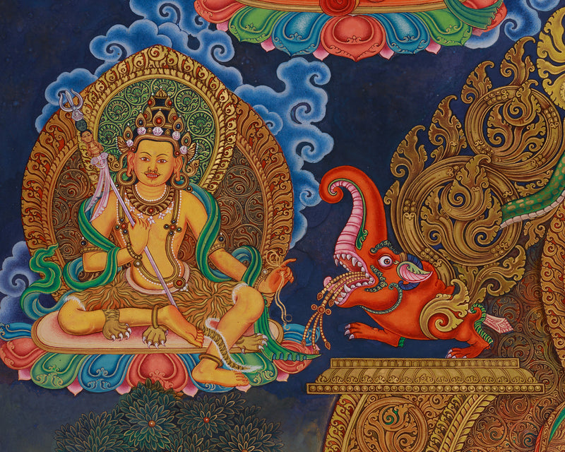 Guru Rinpoche Thangka Print | Eight Manifestations of Padmasambhava