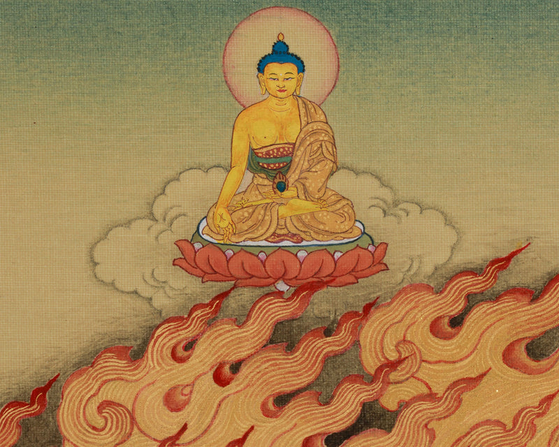 Fierce Protector Vajrapani Thangka | Guardian of the Dharma | Himalayan Artwork