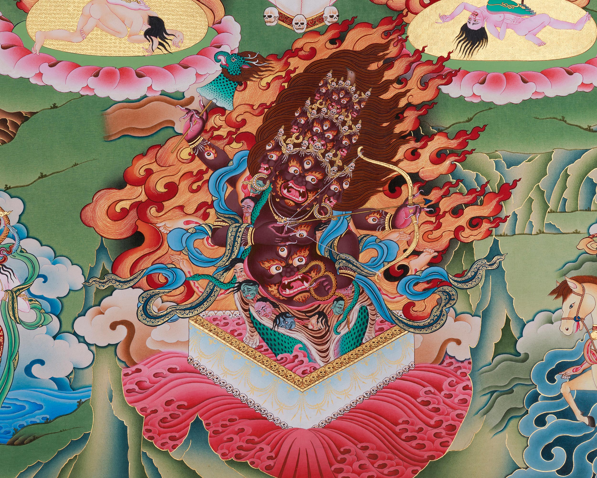 Troma Nagmo Dakini Thangka | High Quality Giclee Canvas Print | Yogini Print