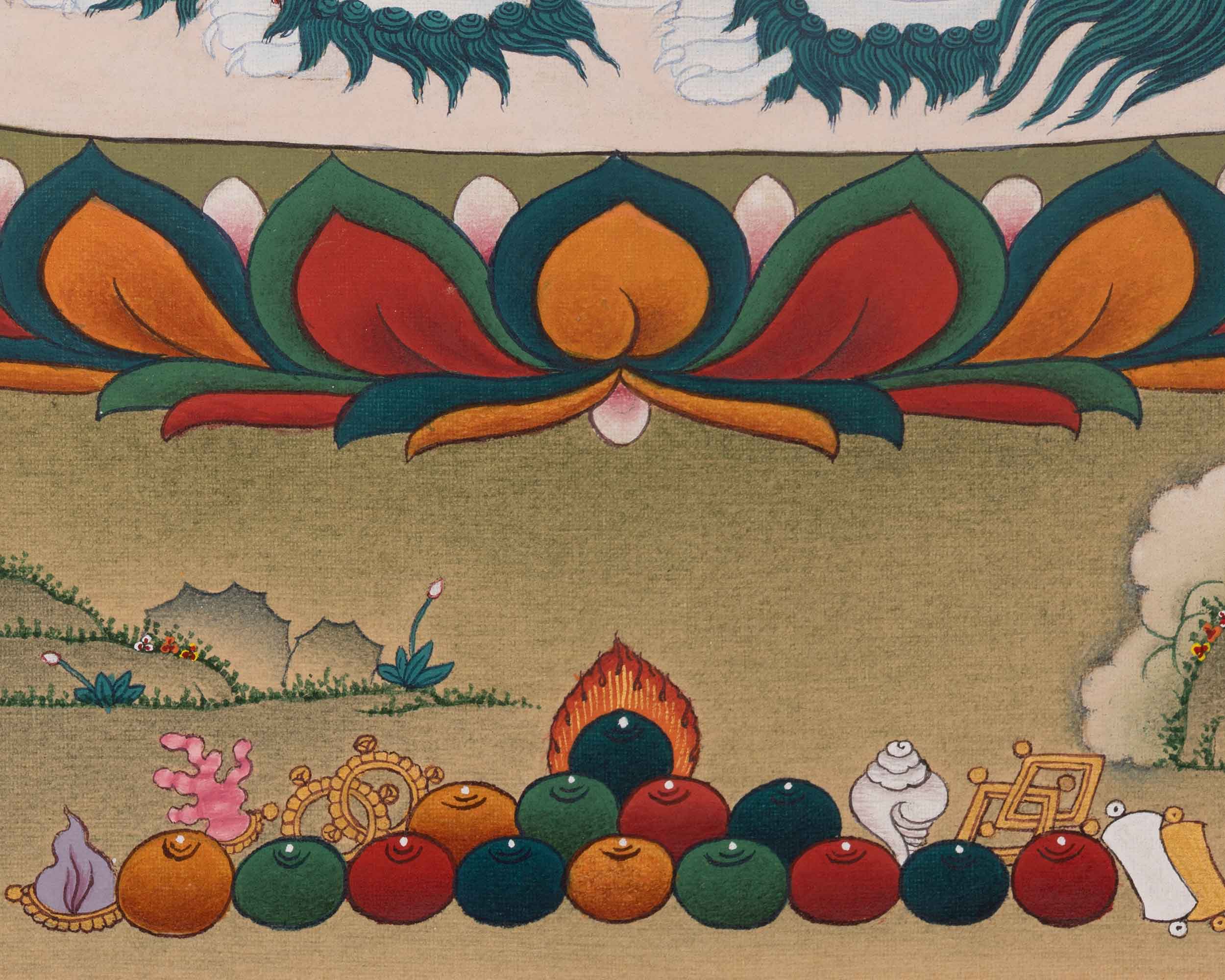 Namtoshe Spiritual Art | Tibetan Buddhist Wealth Protector Thangka
