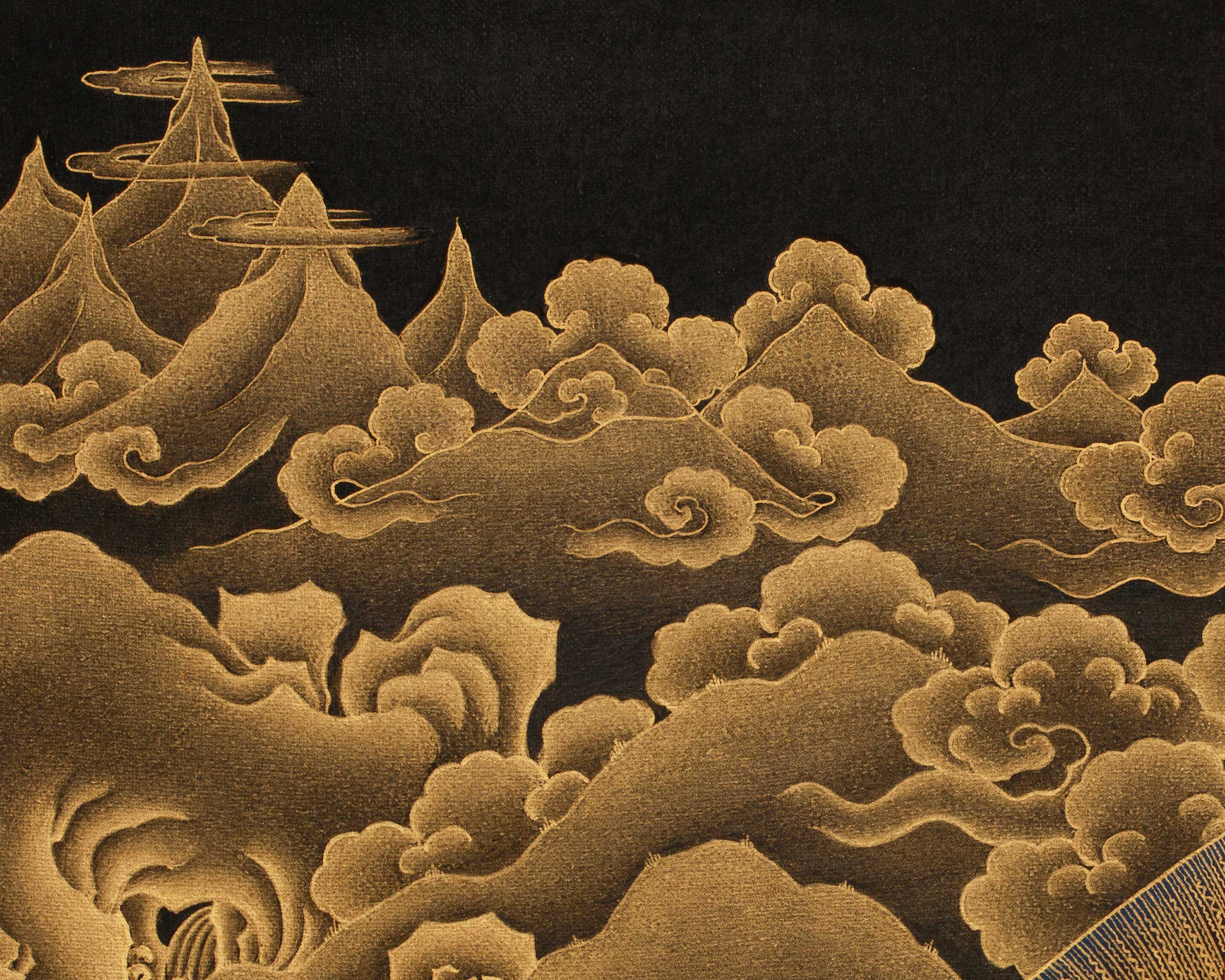 Thousand-Armed Chenrezig Canvas Print | Giclee Artwork of Compassion