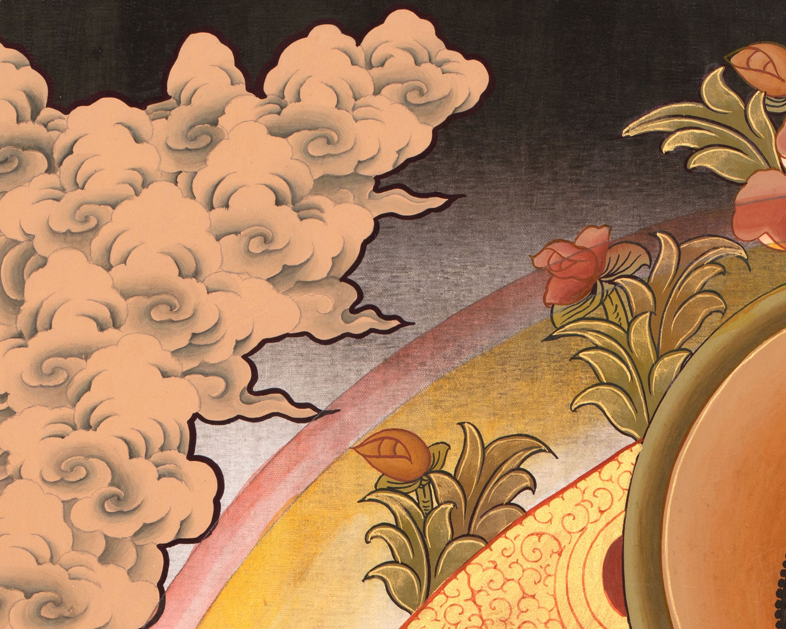 Healing Medicine Buddha Painting | Spiritual Protection and Well-Being
