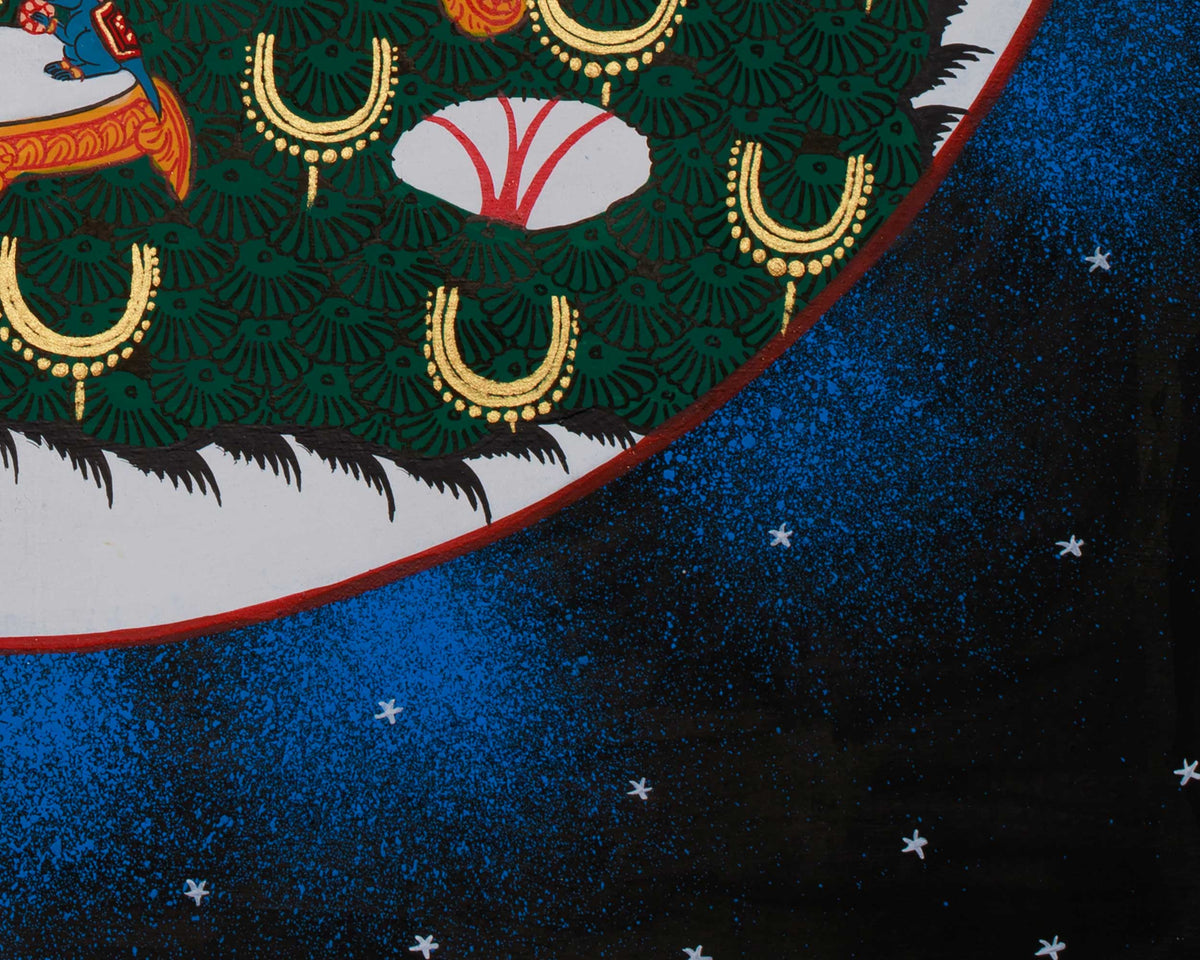 Lord Ganesh Painting | Original Hand Painted Ganesh | Ganpati Artwork | Religious Art |