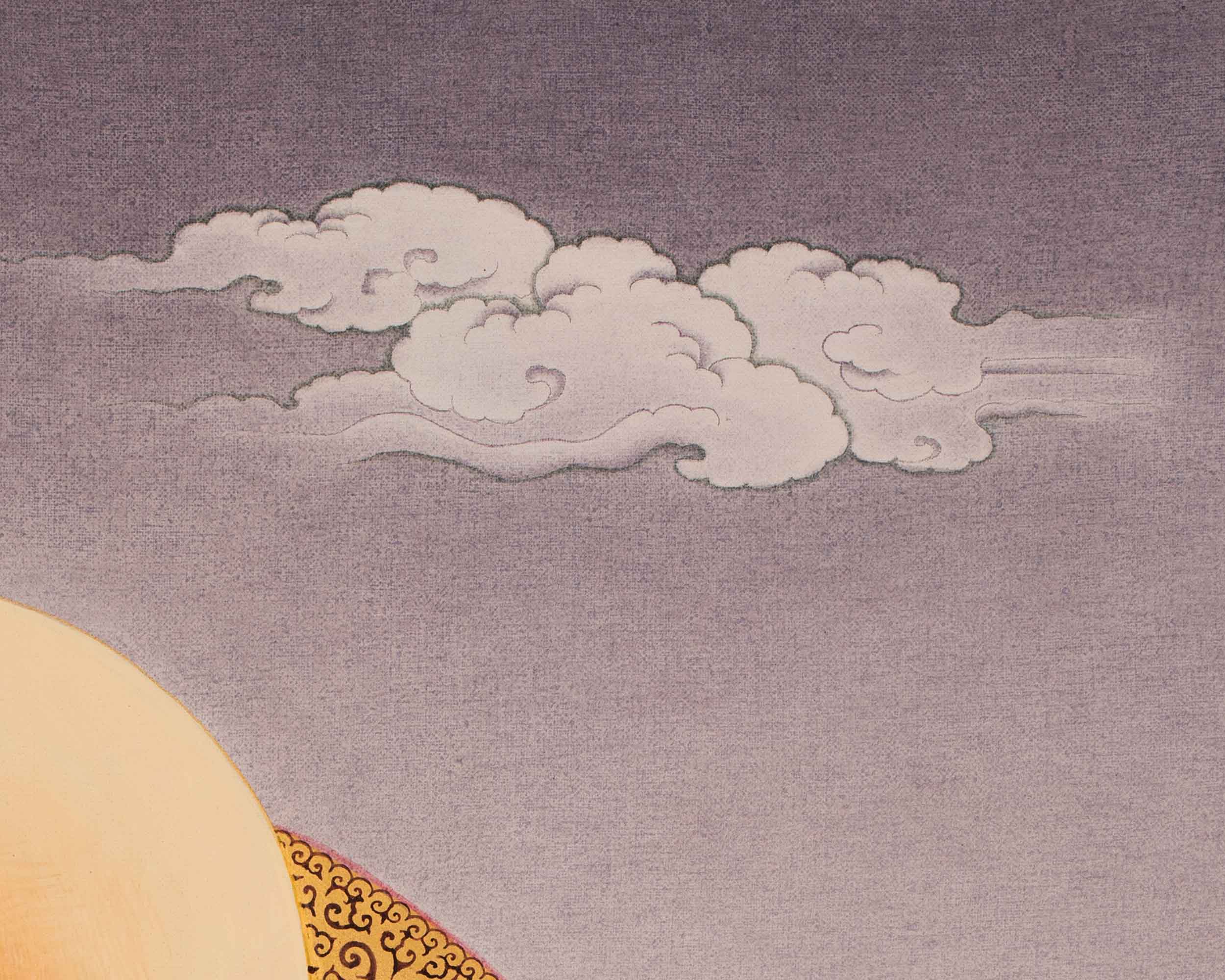 Goddess White Tara Giclee Canvas Print | Female Bodhisattva