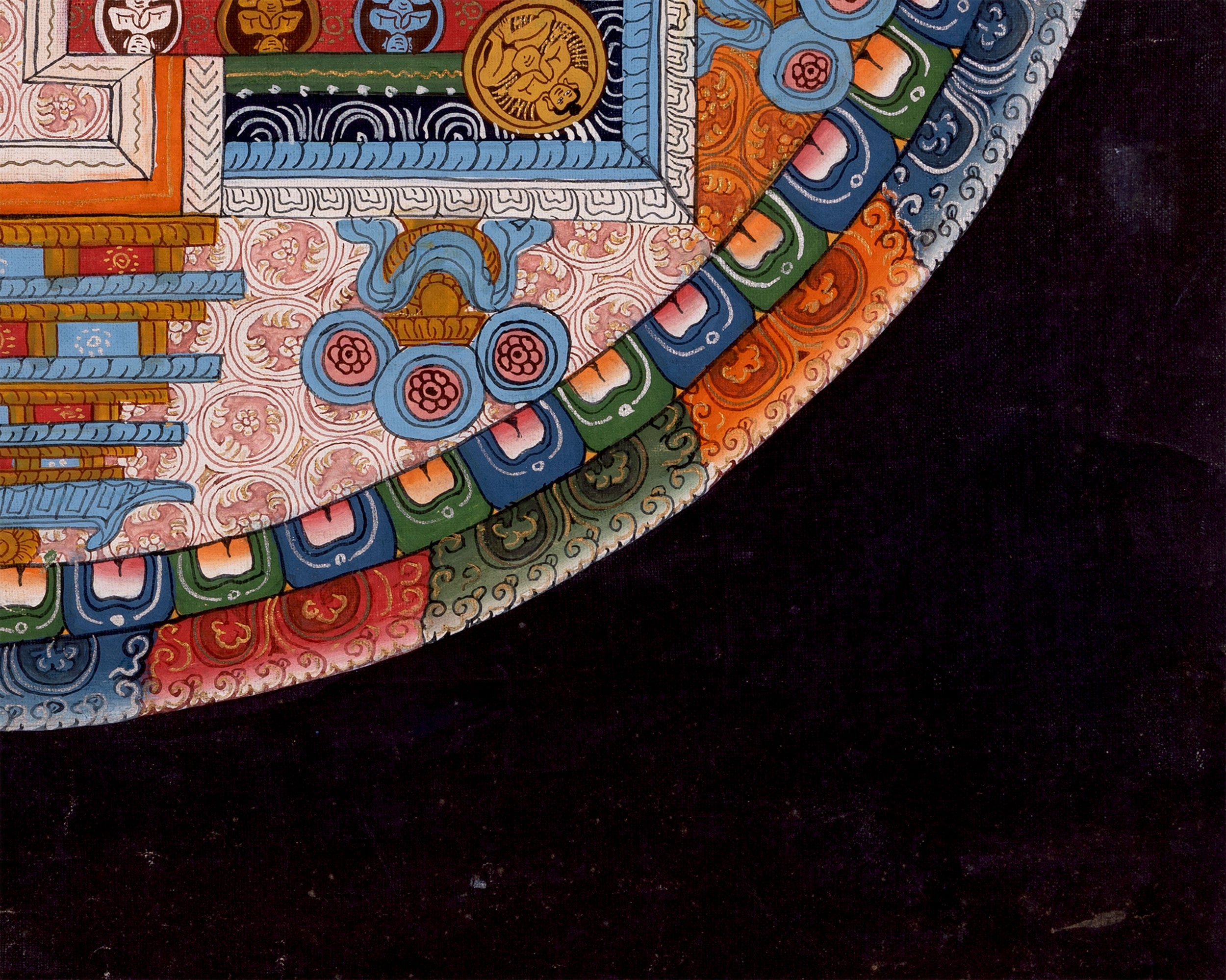 Amitayus Buddha Mandala Thangka | Wall Hanging