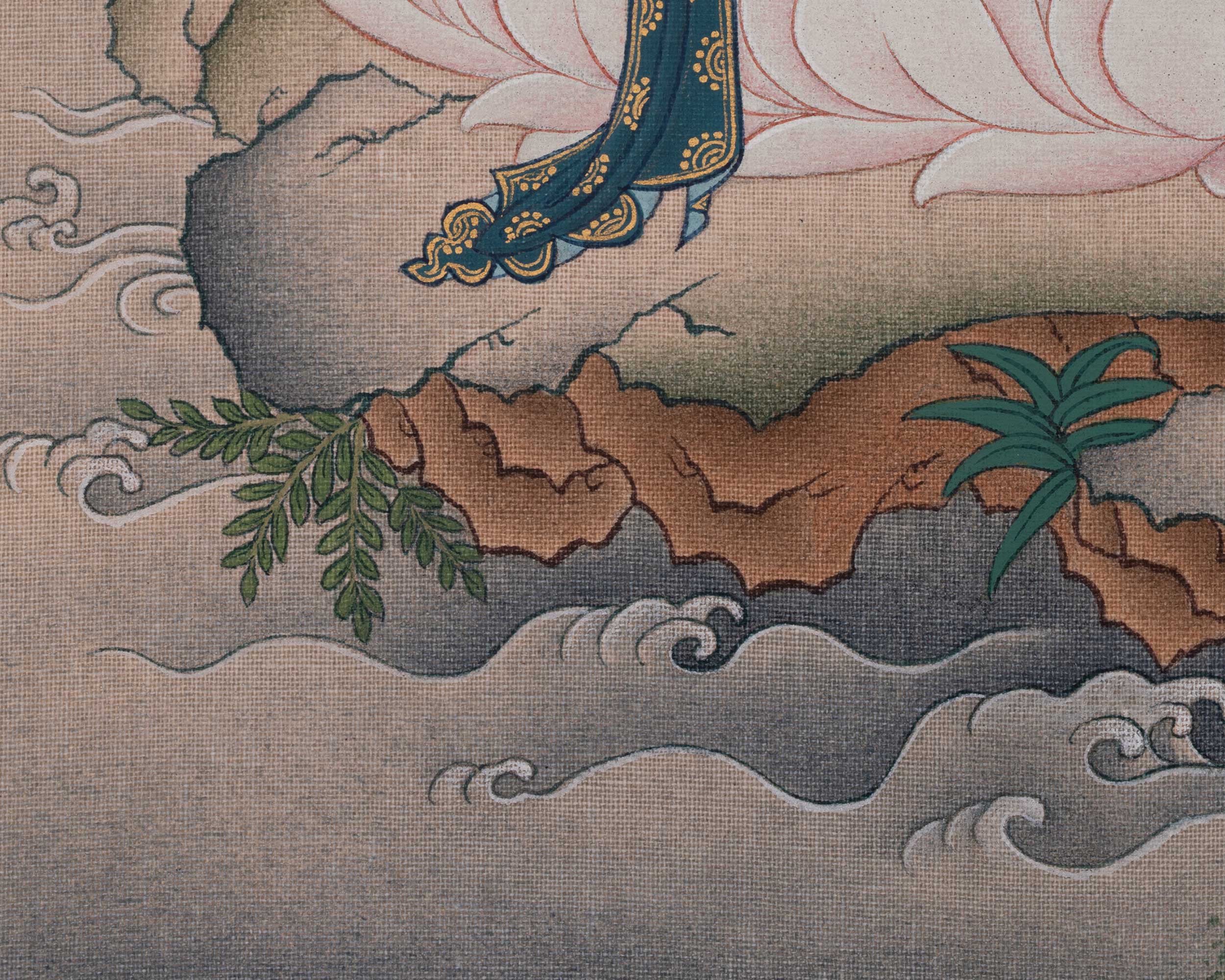Healing Deity Sita Tara Artwork | Mother of Compassion | White Tara