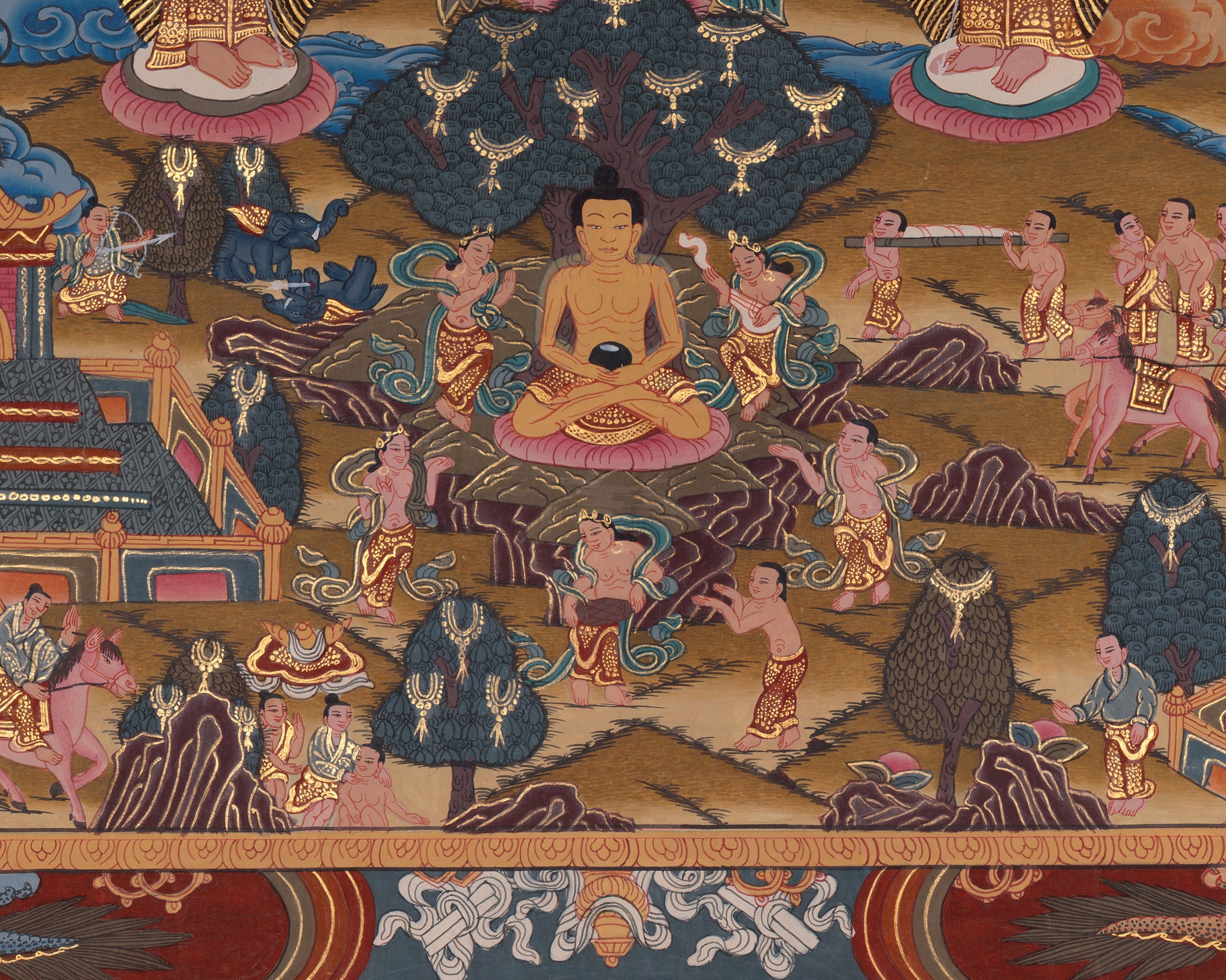 Buddha Mandala Himalayan Artwork | Wisdom and Awakening