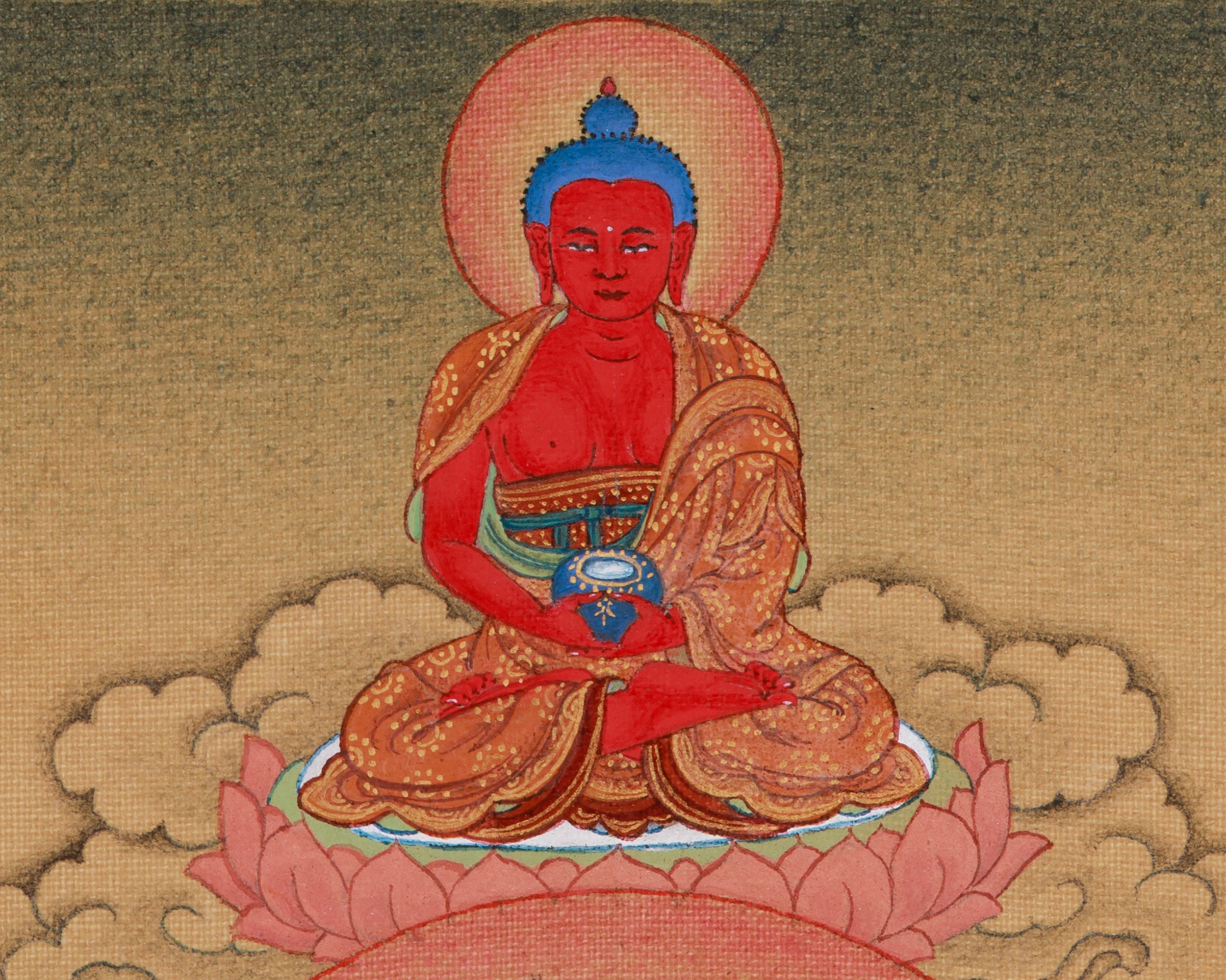 Guru Rinpoche With Amitabha | Lotus Born Guru | LHASA Hues