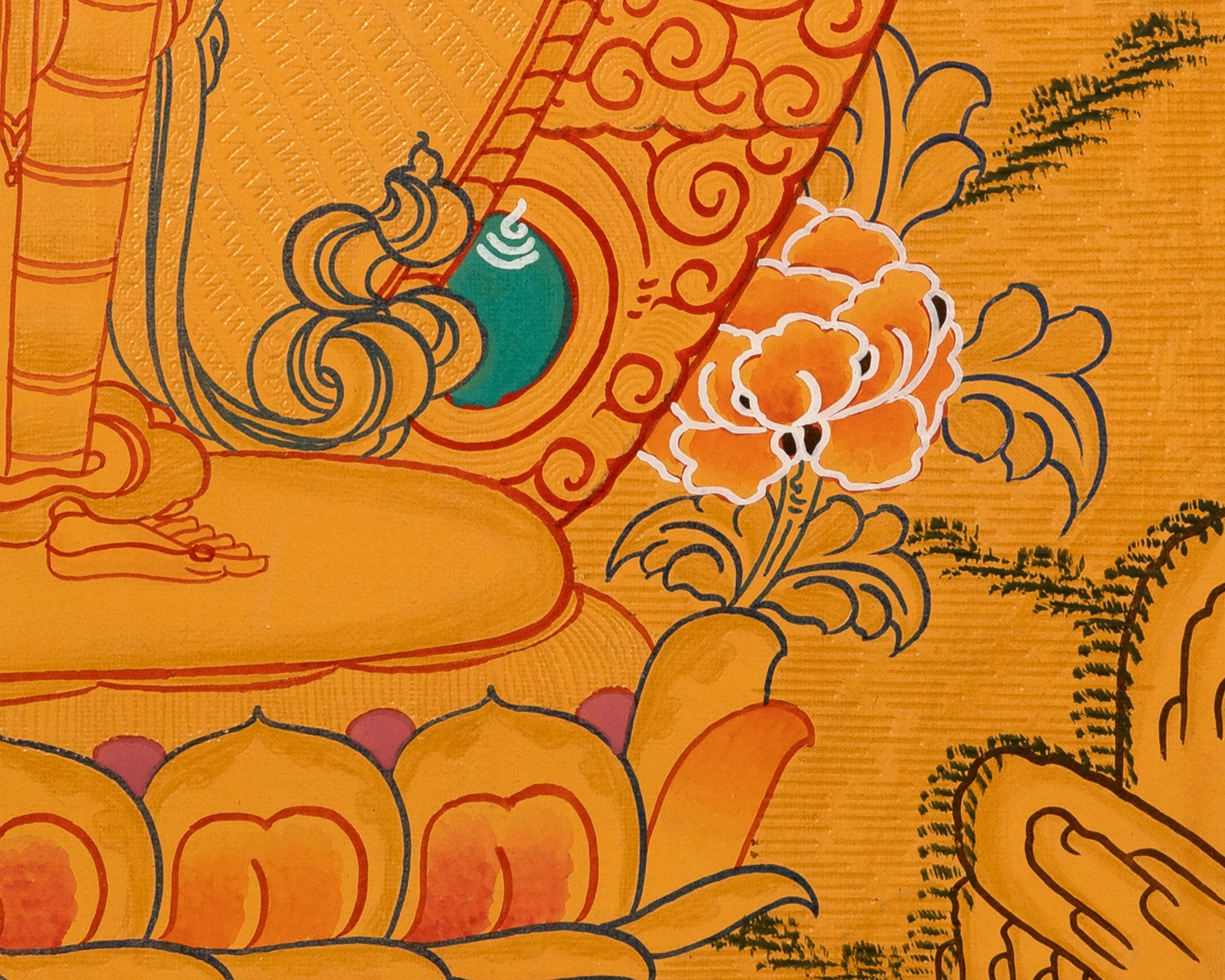 Traditional 1000-Armed Avalokiteshvara Thangka | Deity of Boundless Mercy and Enlightened Grace