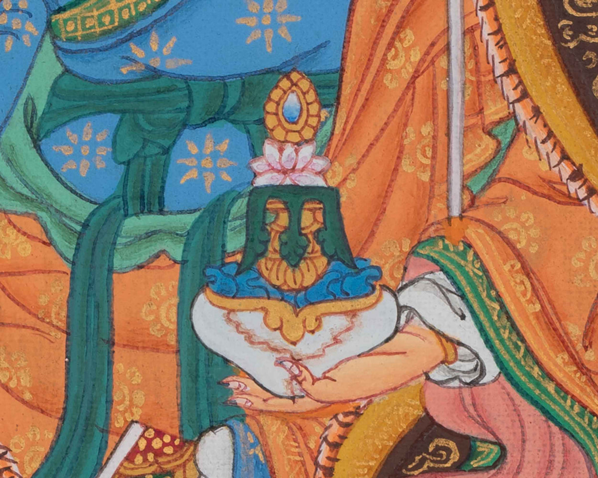 Padmasambhava Second Buddha Art | Guru Rinpoche Thangka | Lotus-Born Master