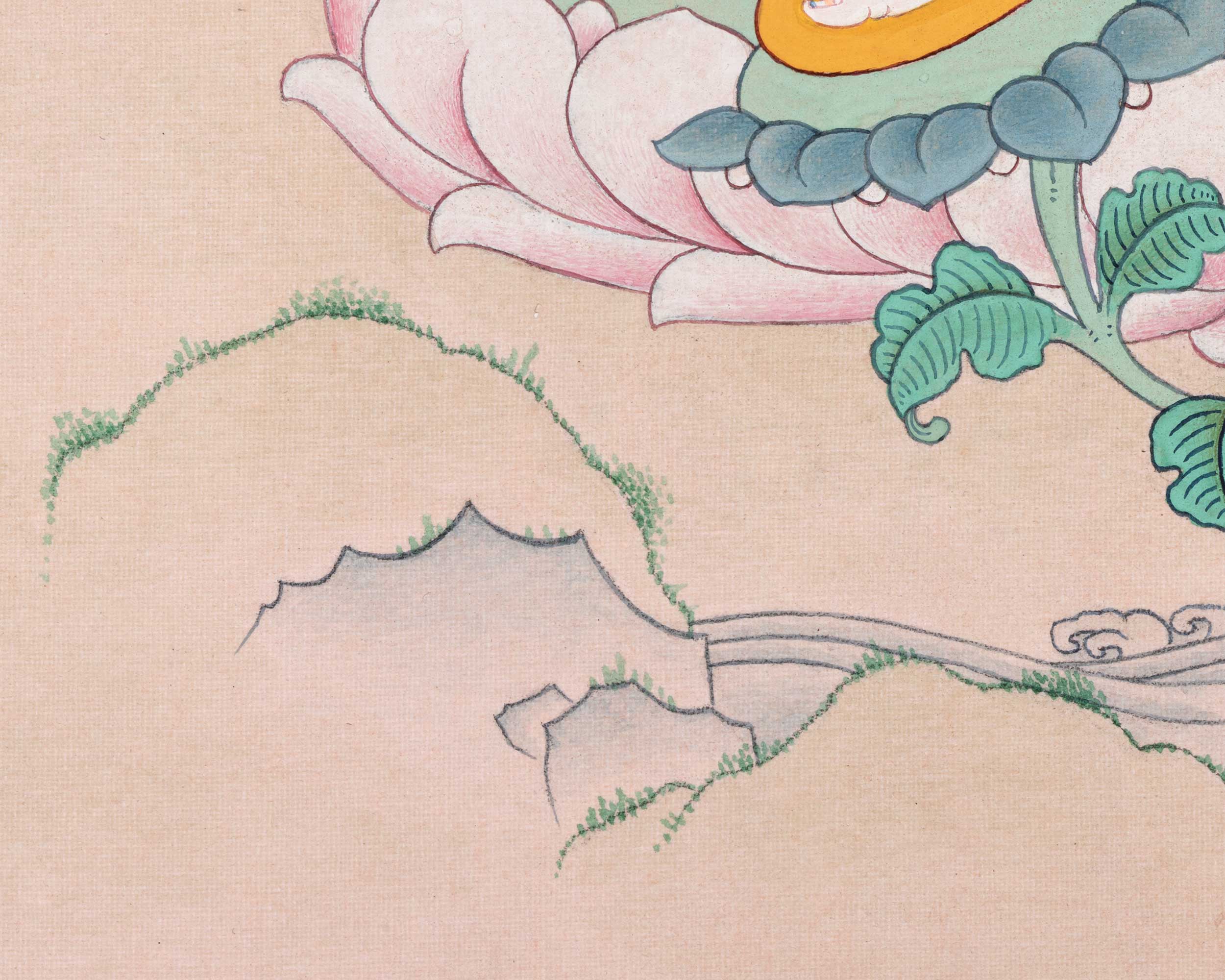 Samkusumita Tara  | 21 Tara of Surya Gupta Thangka