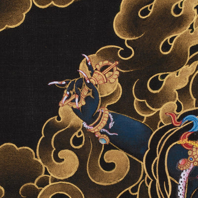 Thangka of Vajrapani | The Fierce Bodhisattva of Protection