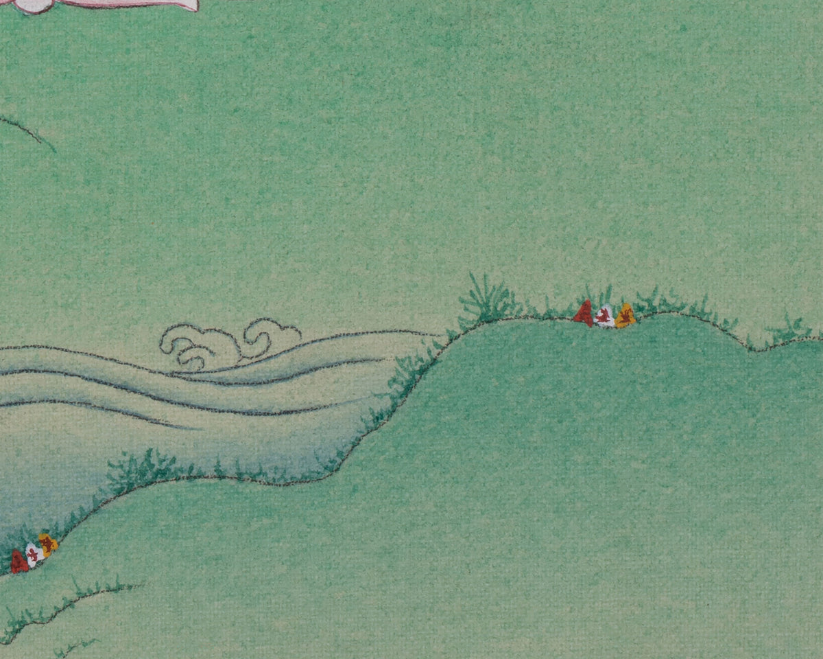 Vajrasattva Traditional Art | Purification Deity of Wisdom and Compassion