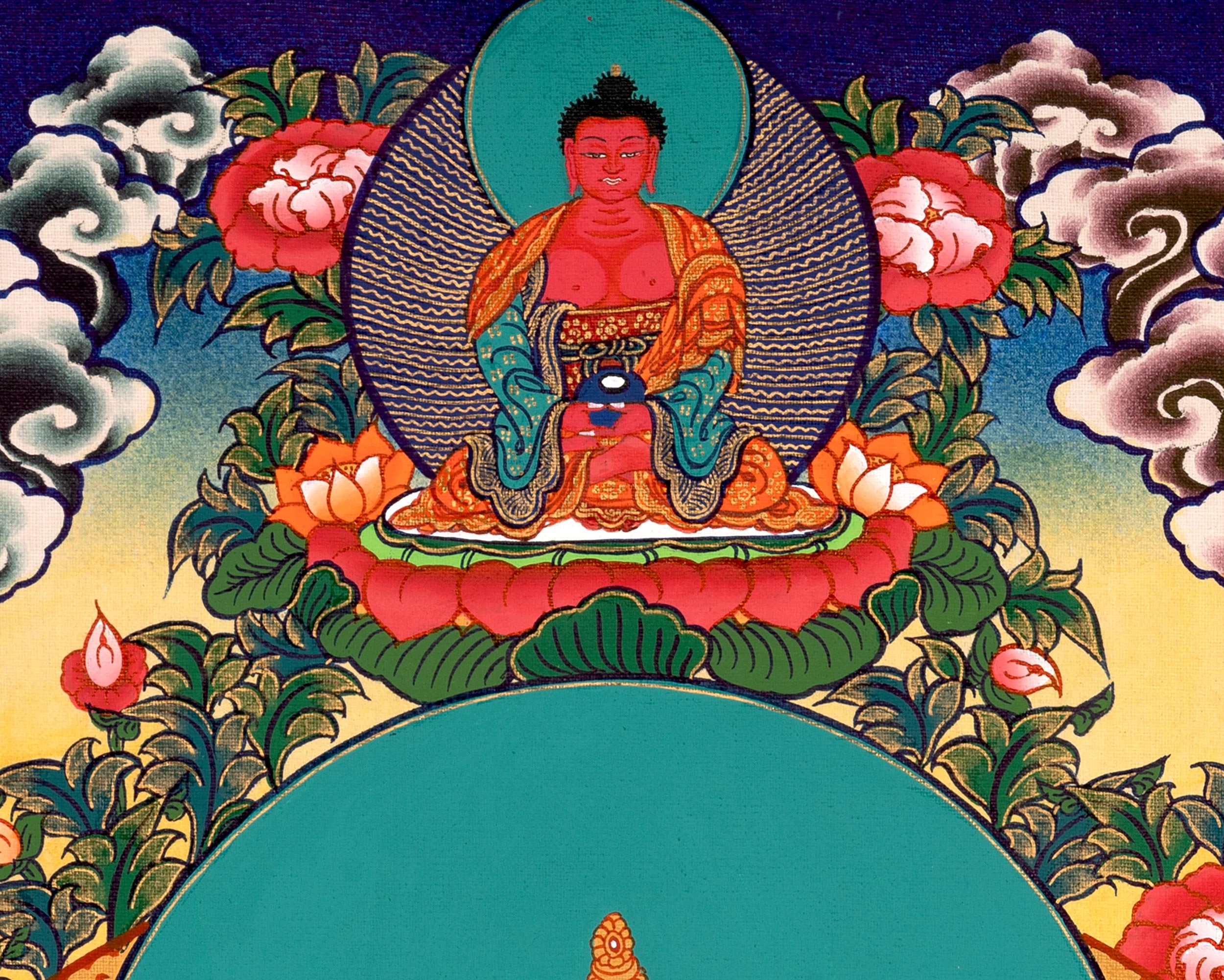 Female Bodhisattva, White Tara Artwork | Healing and Protection Deity