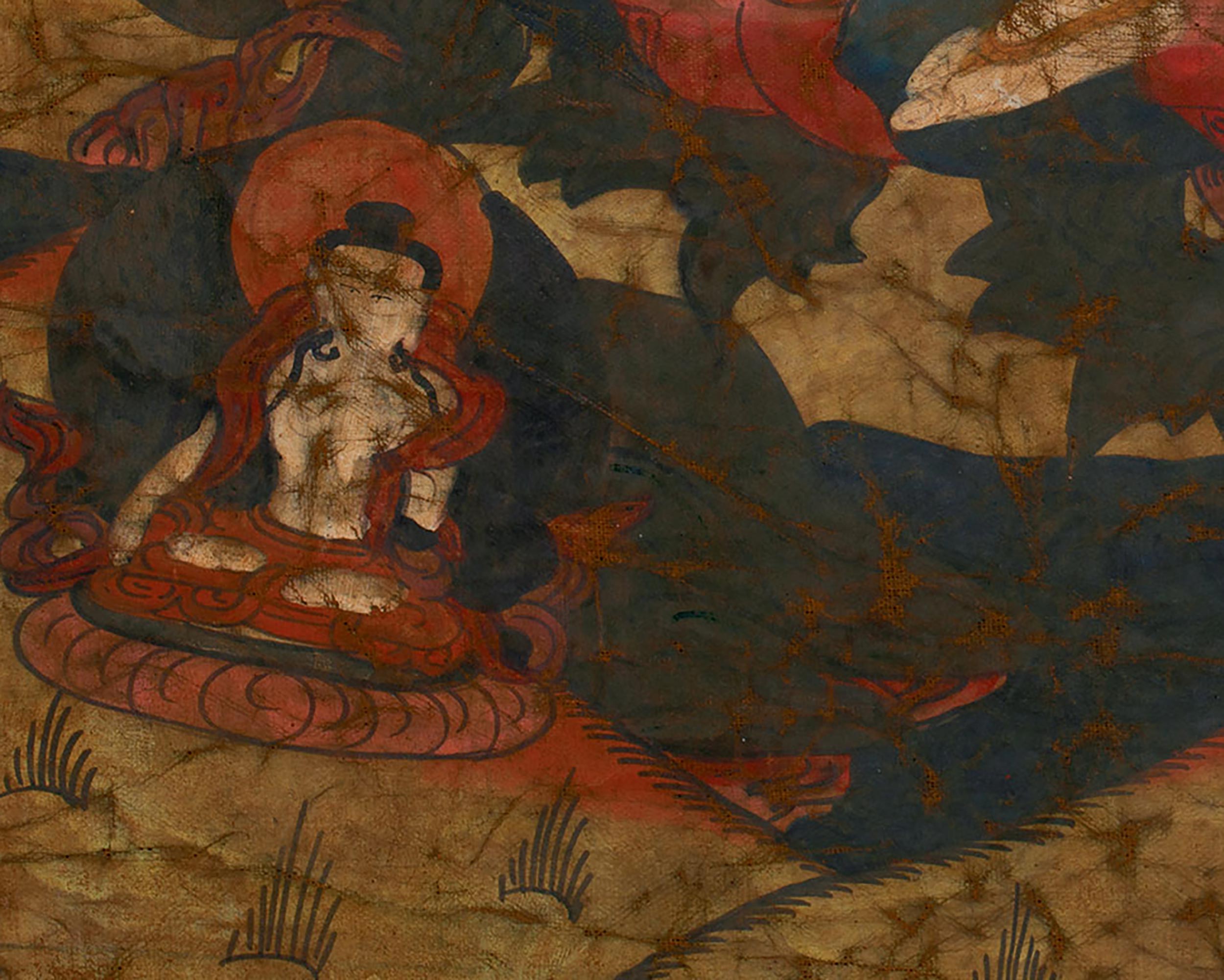 Vintage Namgyalma Thangka | Hand-Painted Ushnisha Vijaya Thangka
