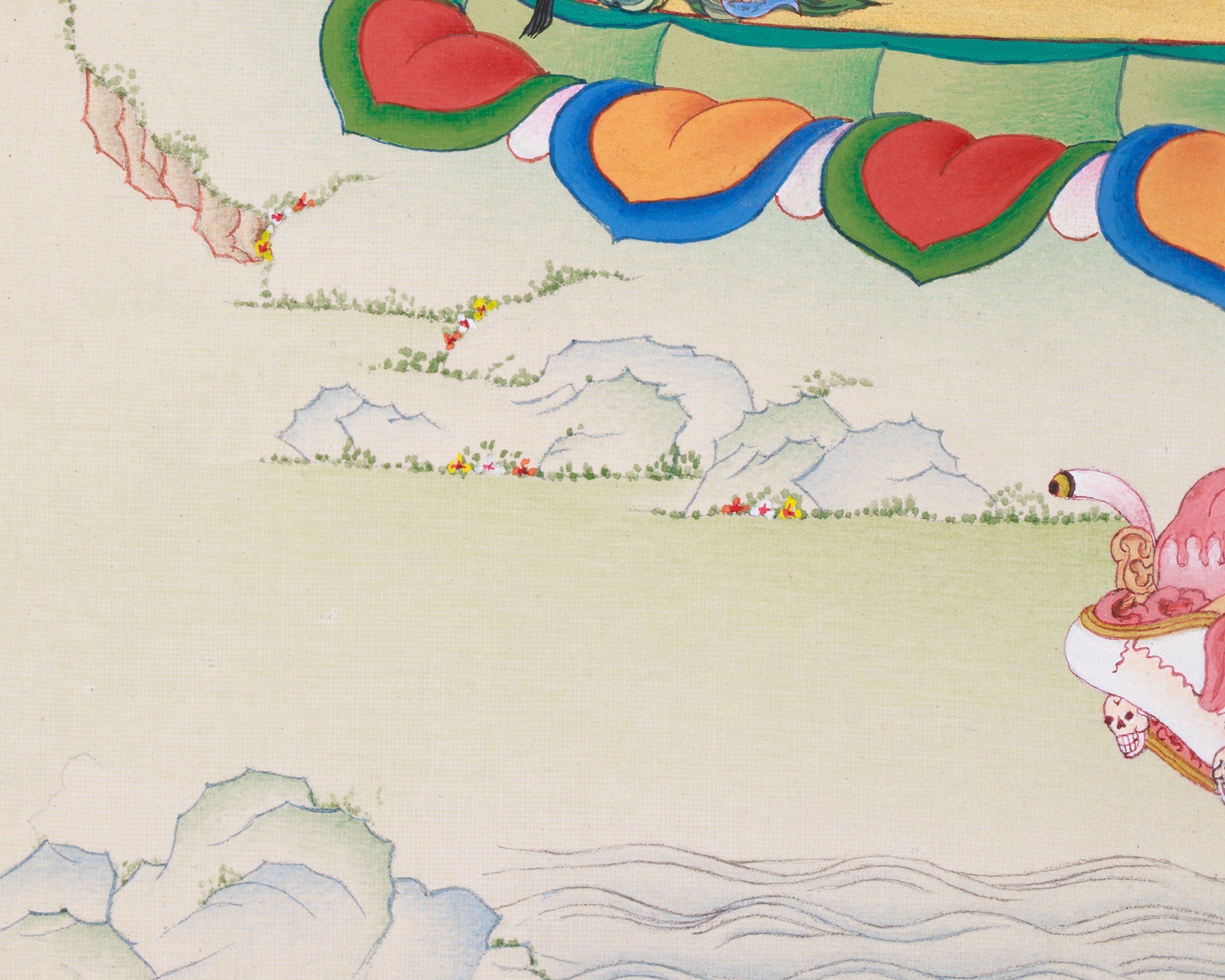 Yidam Chakrasamvara Thangka | Union of Wisdom and Bliss | Vajrayana Buddhism