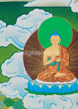 Gautam Buddh Thangka | Traditional Tibetan Buddhist Painting
