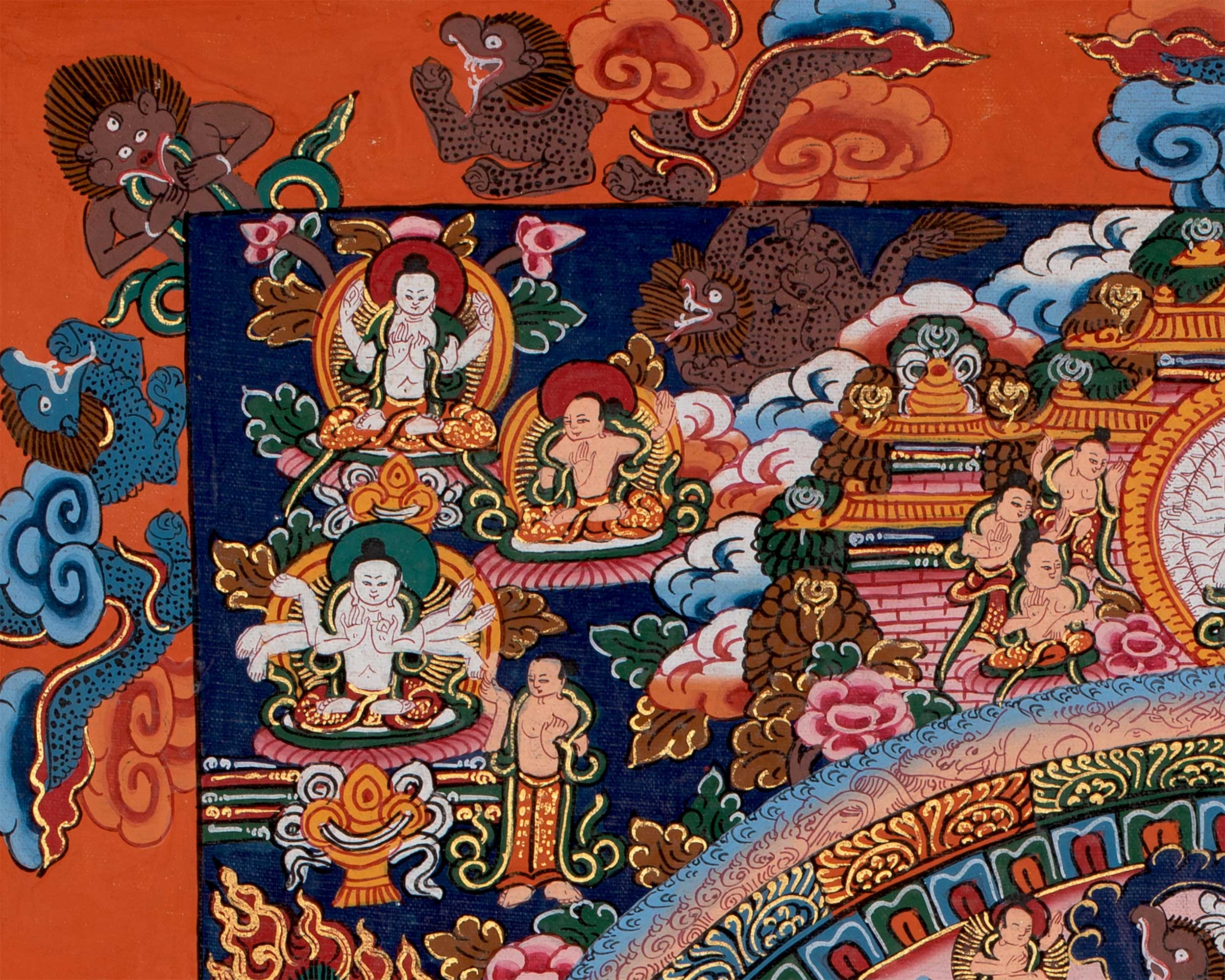 Traditional Buddha Mandala Painting | Tibetan Art for Spiritual Growth