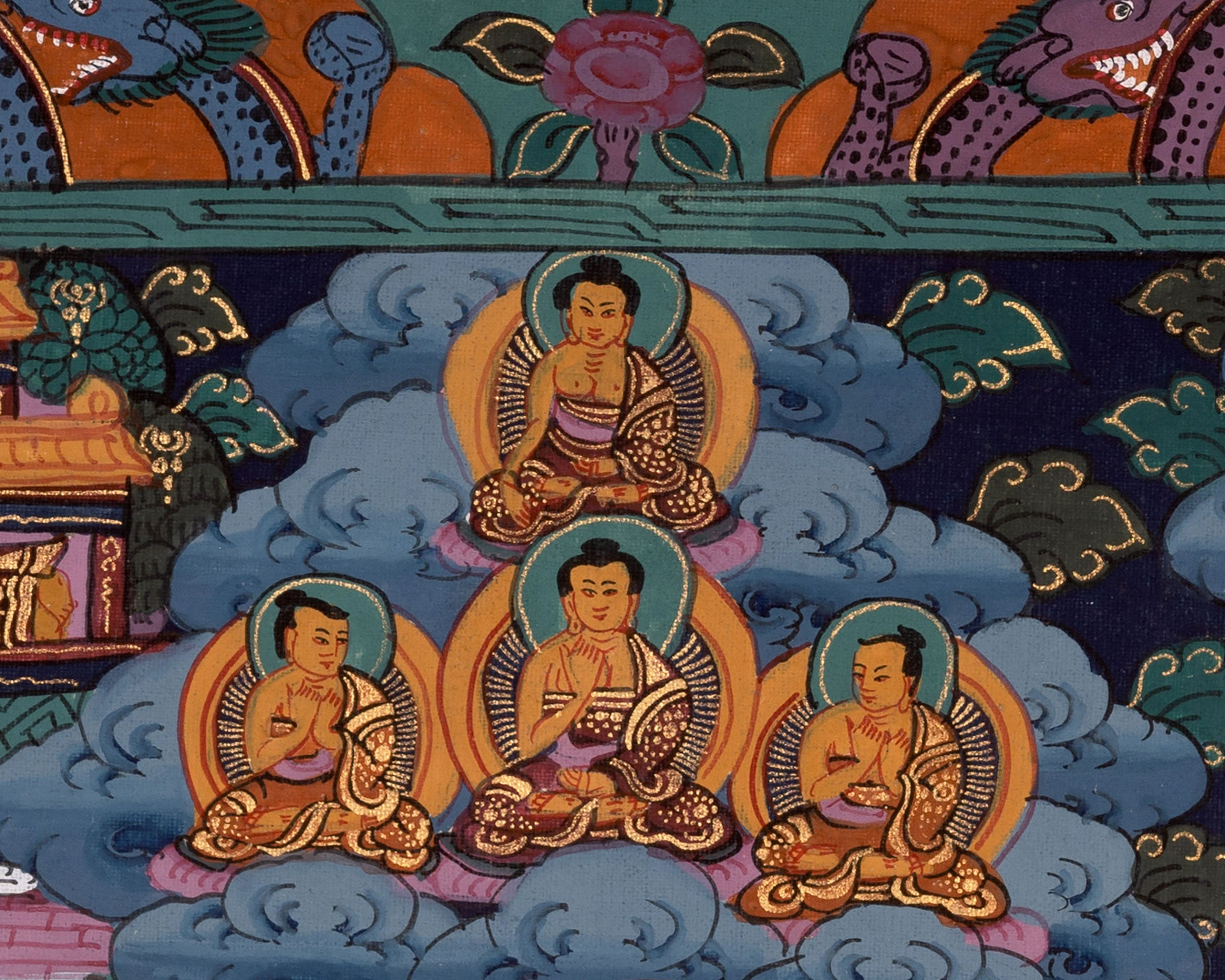 Shakyamuni Buddha Life Story Thangka | Journey of the Buddha