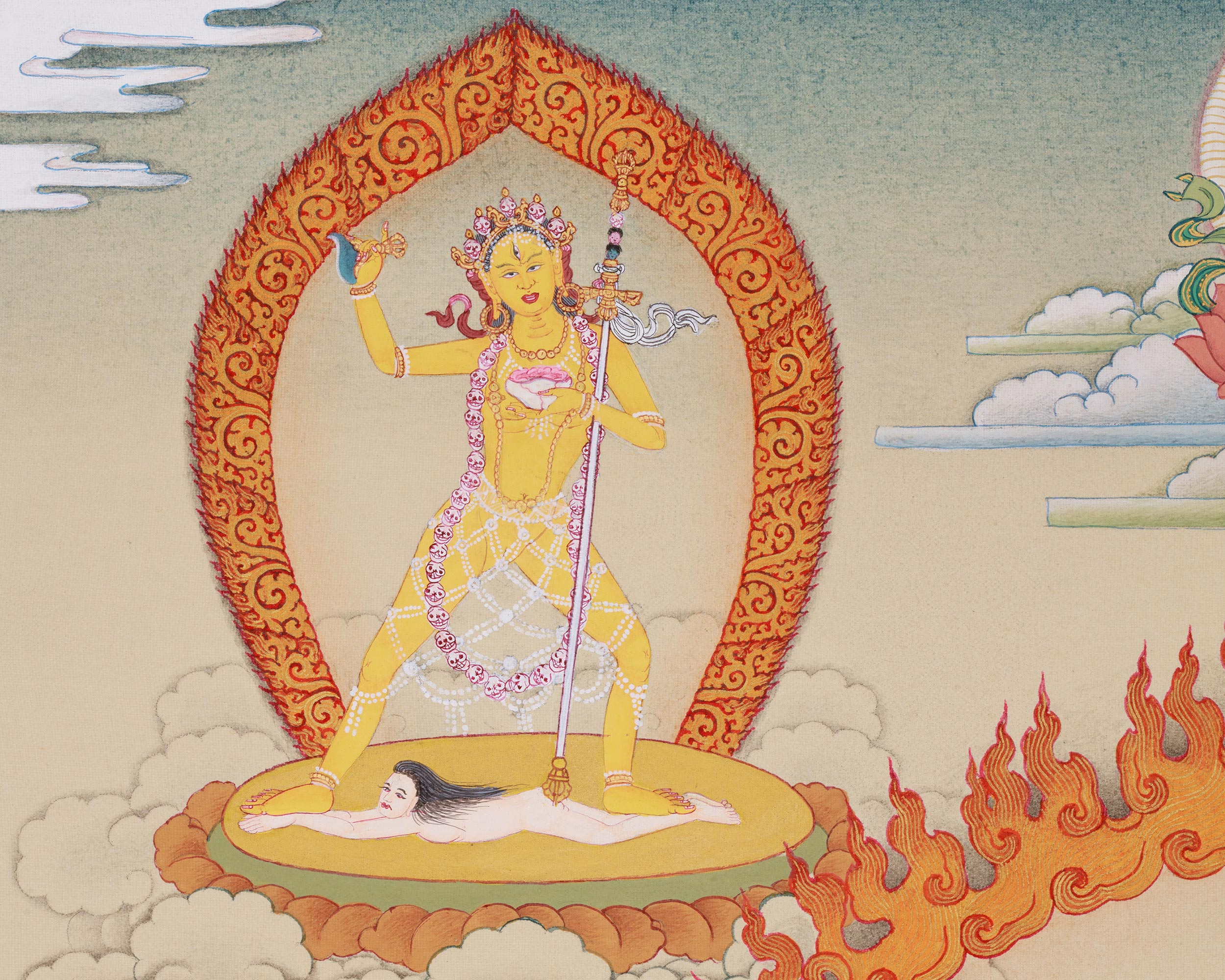 Buddhist Tantric Deity Chakrasamvara | Wheel of Supreme Bliss