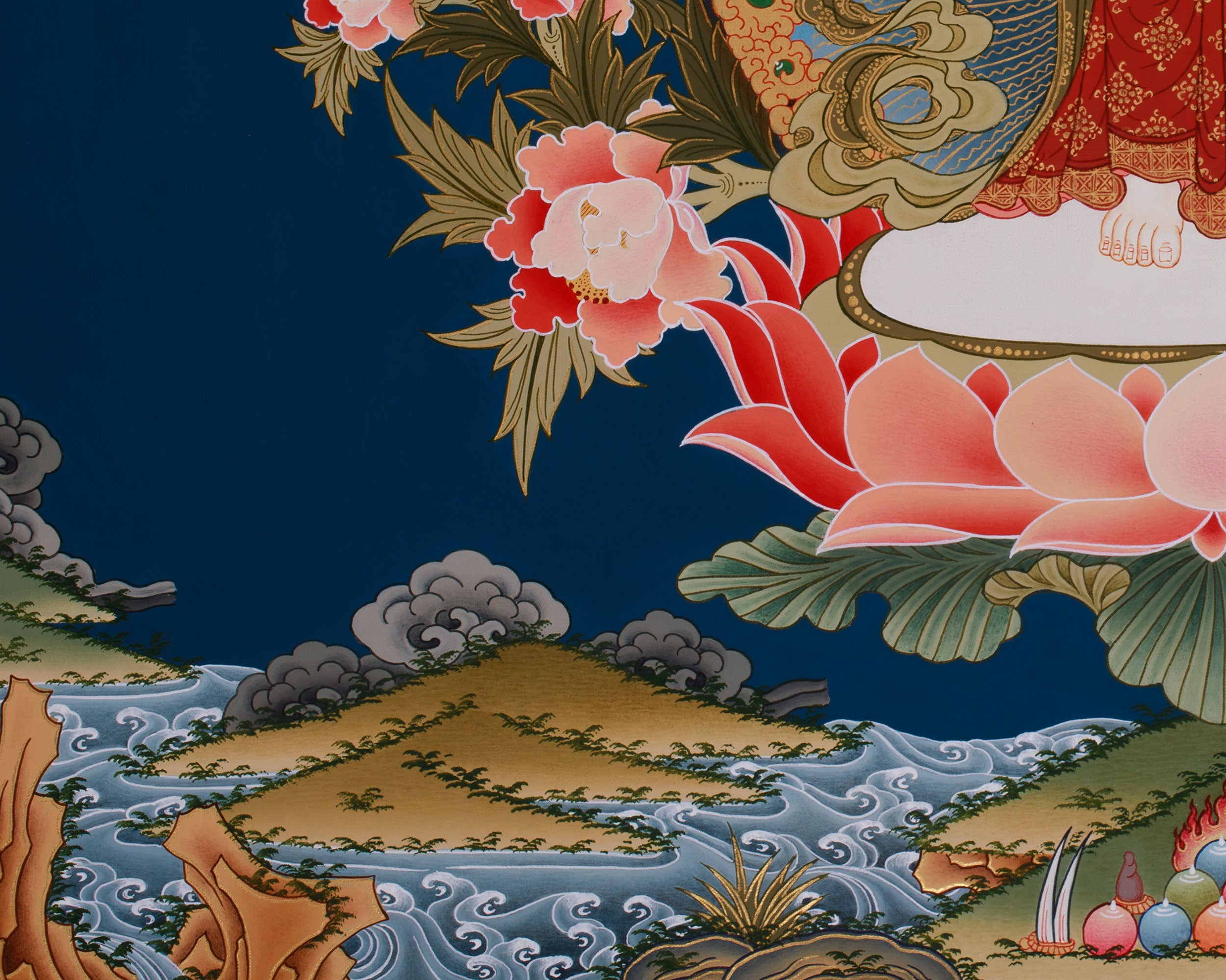 1000 Hands Buddha, Avalokiteshvara Thangka | Buddhist Masterpiece of Mercy, Enlightenment & Spiritual Awakening