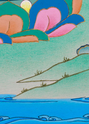 Hand-Painted Samantabhadra Thangka | The Union of Wisdom and Compassion