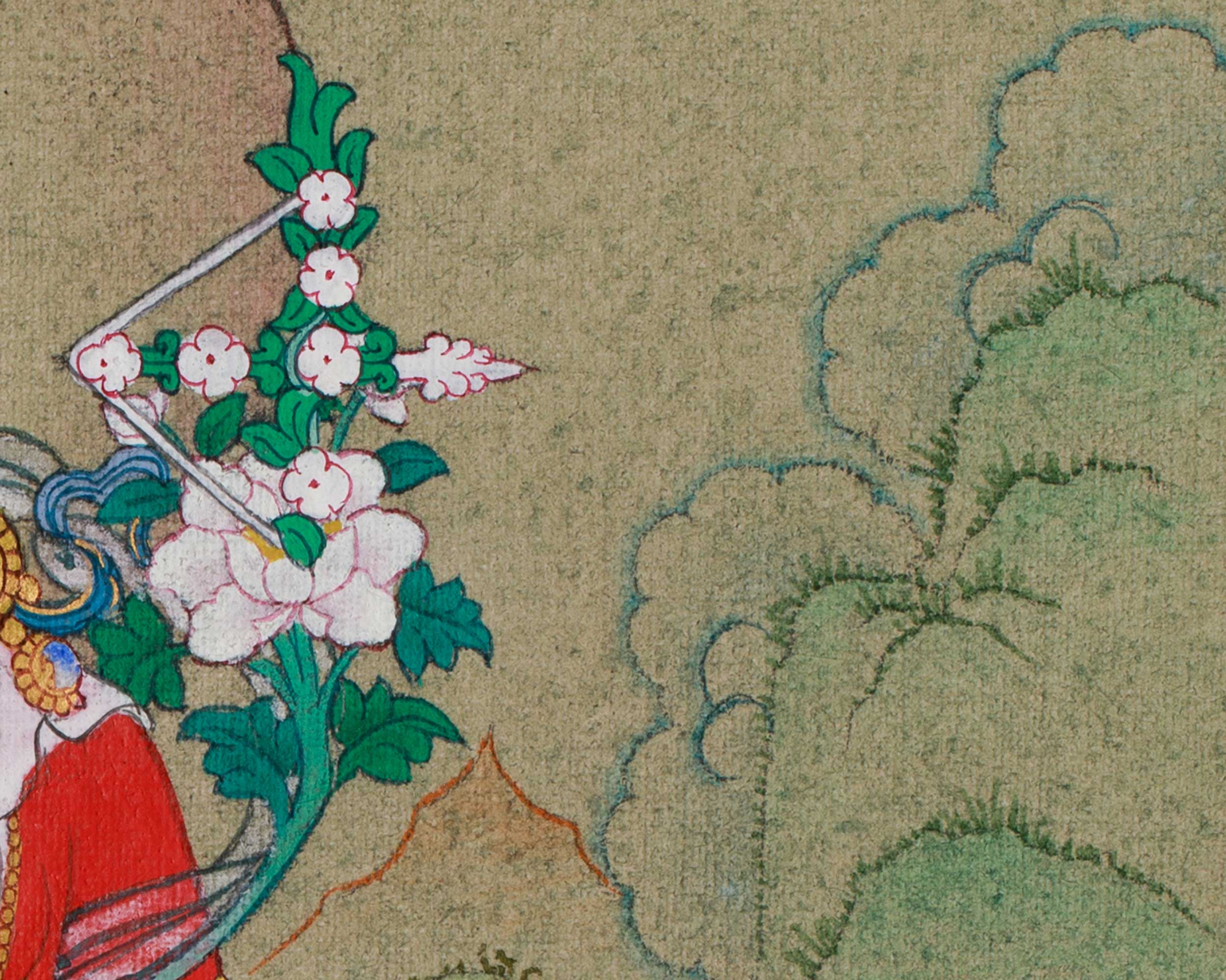 Himalayan Red Tara Thangka | Goddess of Protection and Compassion