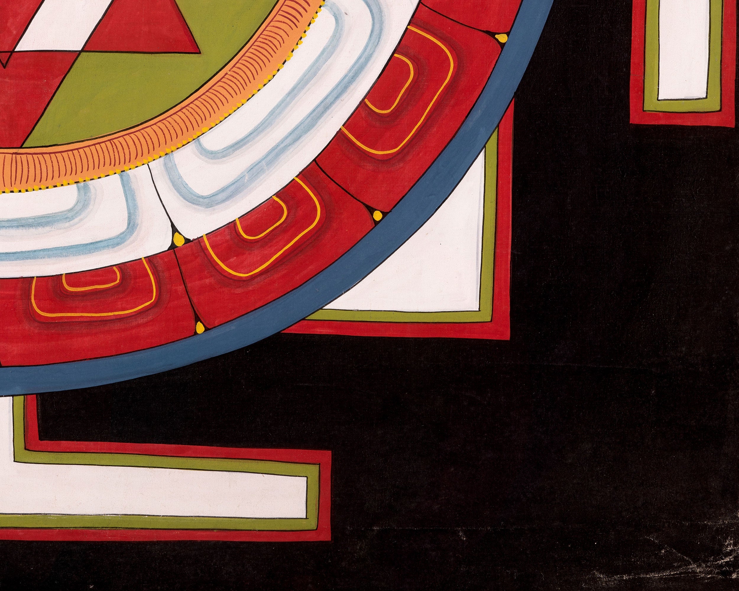 Shree Yantra Mandala Thangka | Meditation Artwork