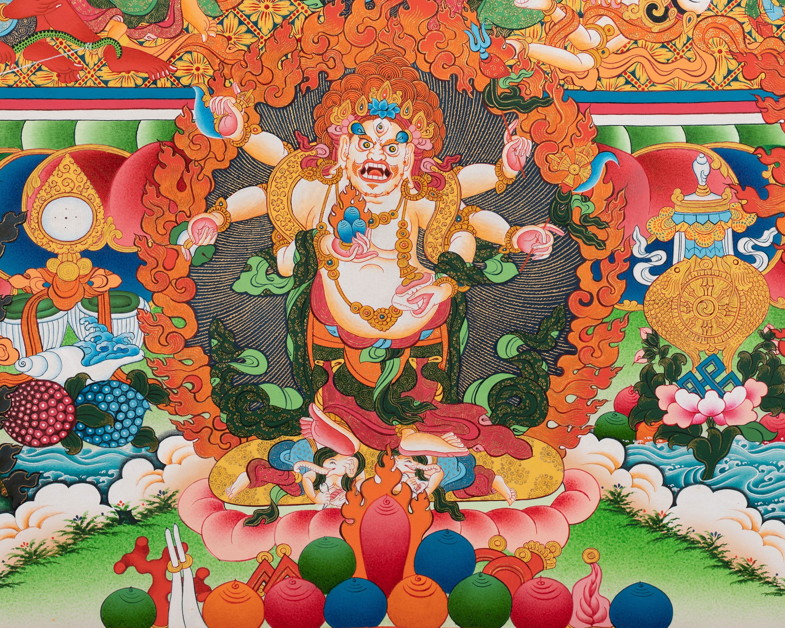 Kalachakara with Vishvamata | Tantric Deity | Wall hanging