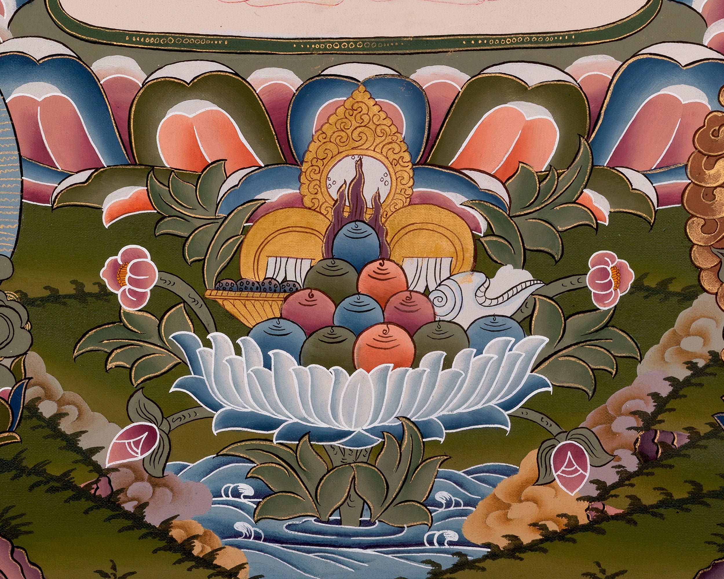 Thousand Armed Avalokiteshvara Painting | Buddhist Art of Mercy and Enlightenment