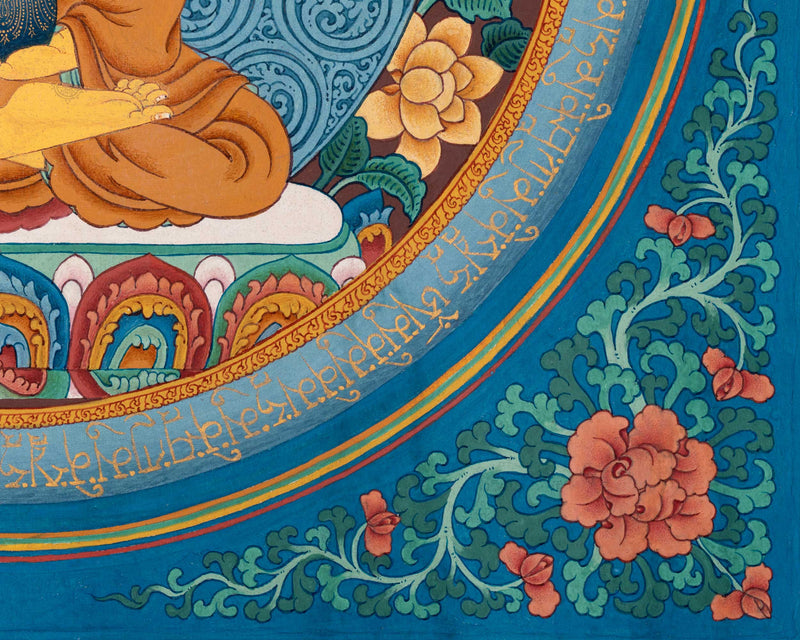 Unique Buddha Shakyamuni Mantra Mandala | A Collector's Masterpiece