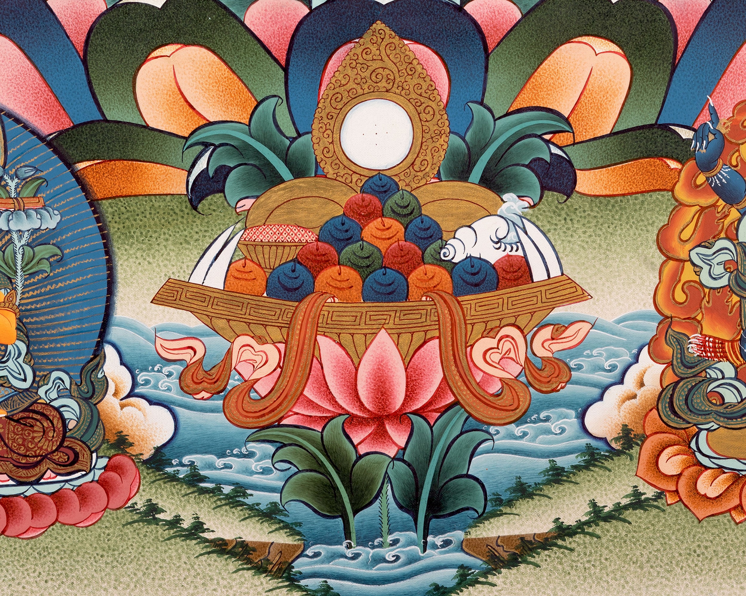 Buddhist Avalokiteshvara Chengrezig | Wall Decoration Thangka Painting