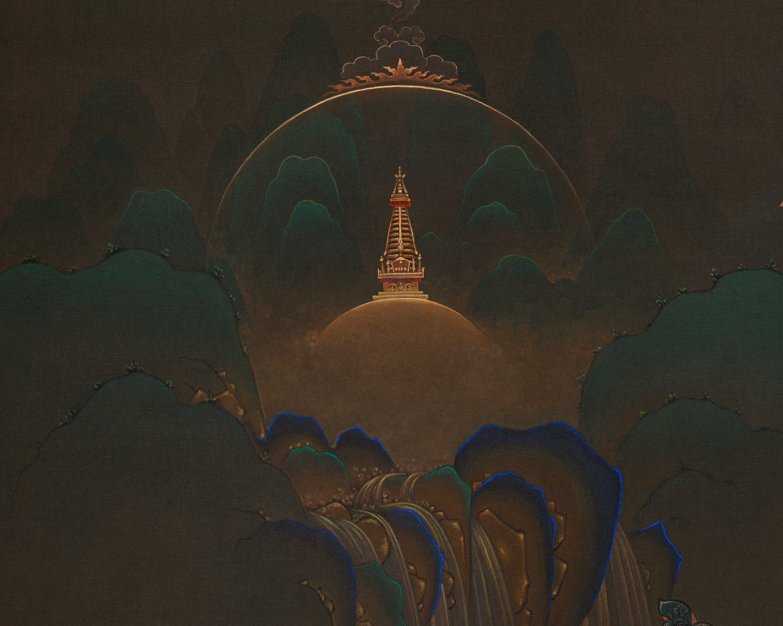Sword of Wisdom Manjushri Thangka | The Protector of Wisdom