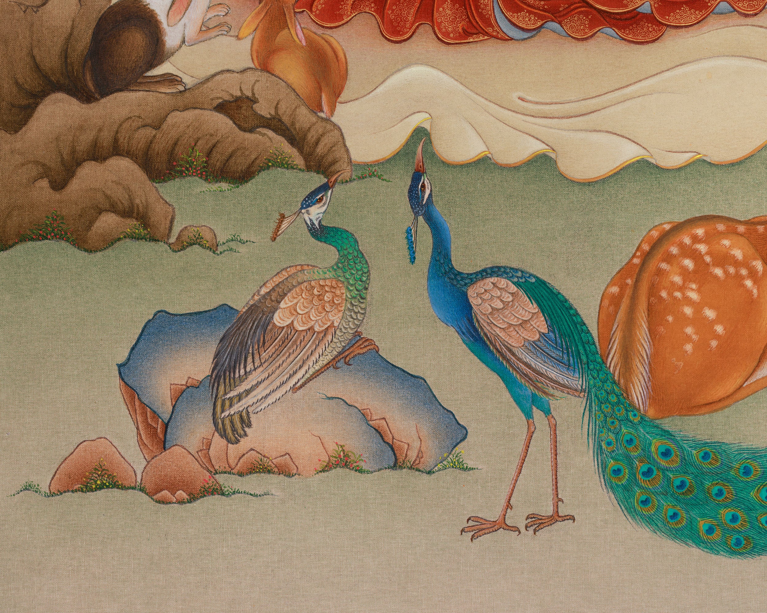 Historical Siddhartha Gautama Buddha Thangka | Dharma Teacher Shakyamuni Buddha