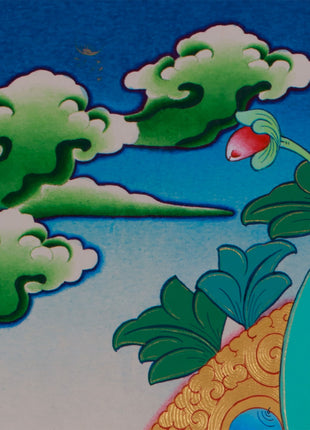 Hand-Painted Maitreya Buddha Art | Symbol of Future Enlightenment and Compassion