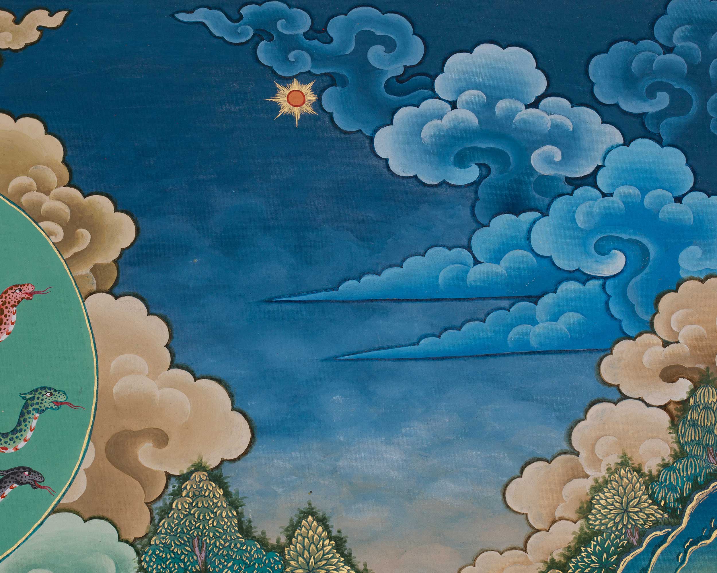 Nagarjuna Artwork | A Divine Depiction of the Buddhist Philosopher and Scholar