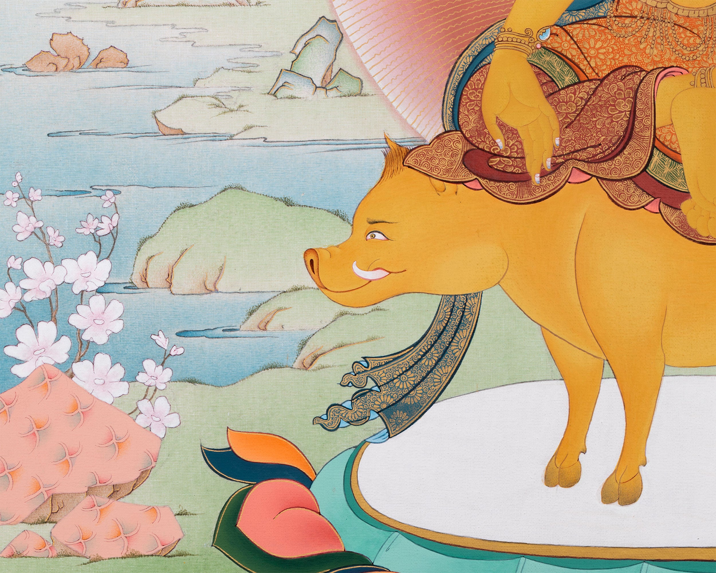 Marichi Devi Print | Radiant Goddess of Dawn | Canvas Wall Decor