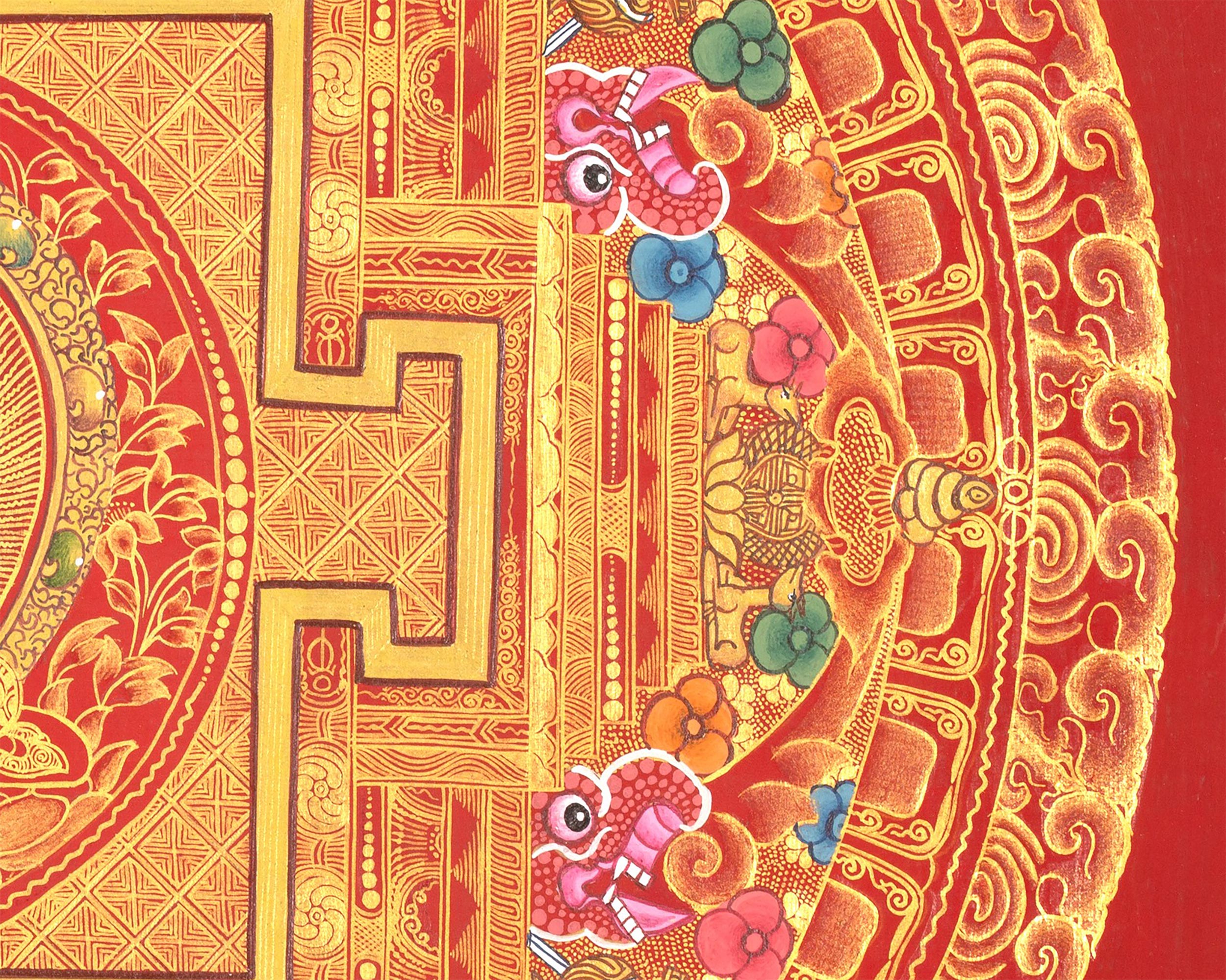 Tibetan Shakyamuni Buddha Mandala | The Buddha of Wisdom and Enlightenment