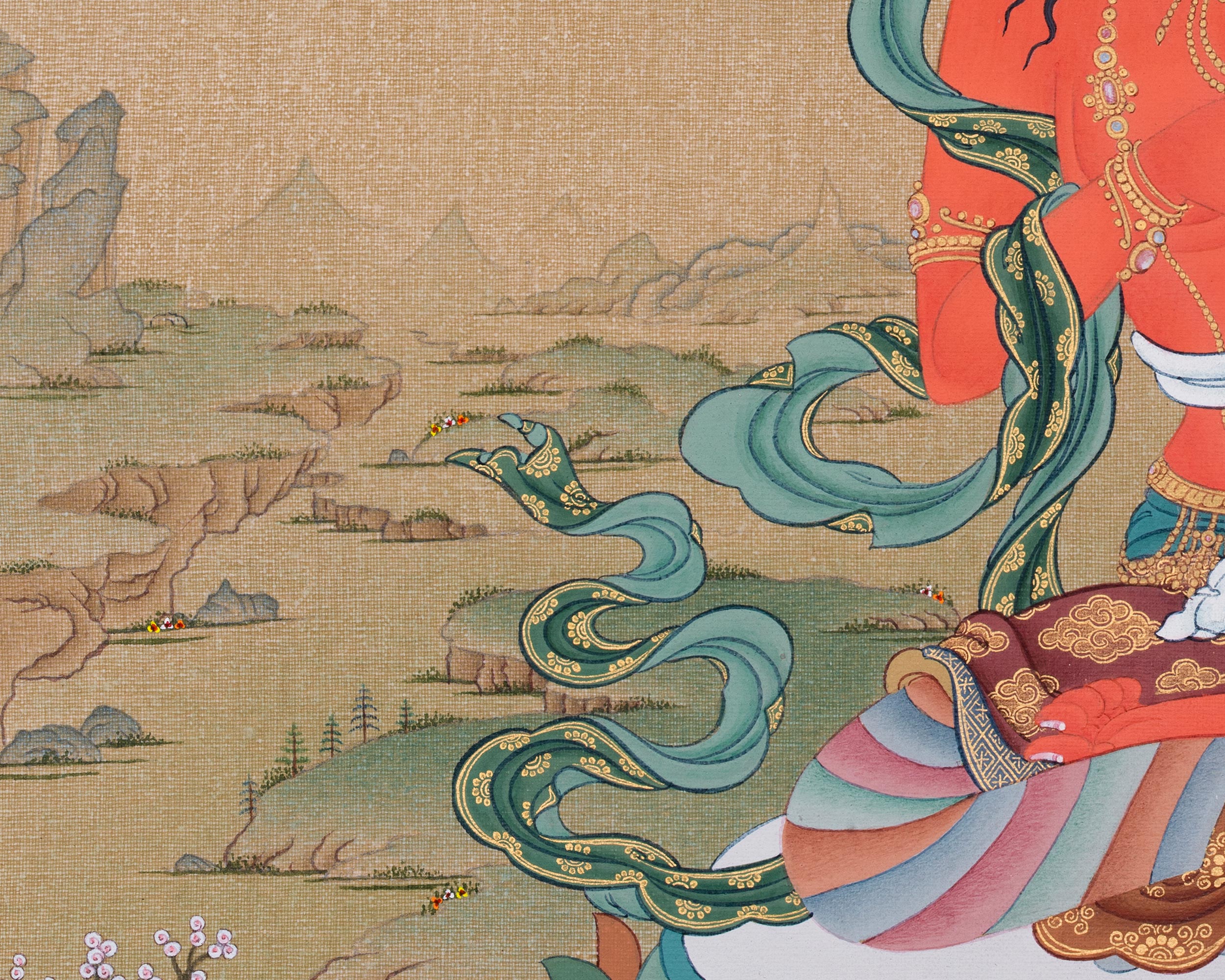 Adi Buddha, Samantabhadra Canvas Print | Tibetan Artwork of Primordial Enlightenment