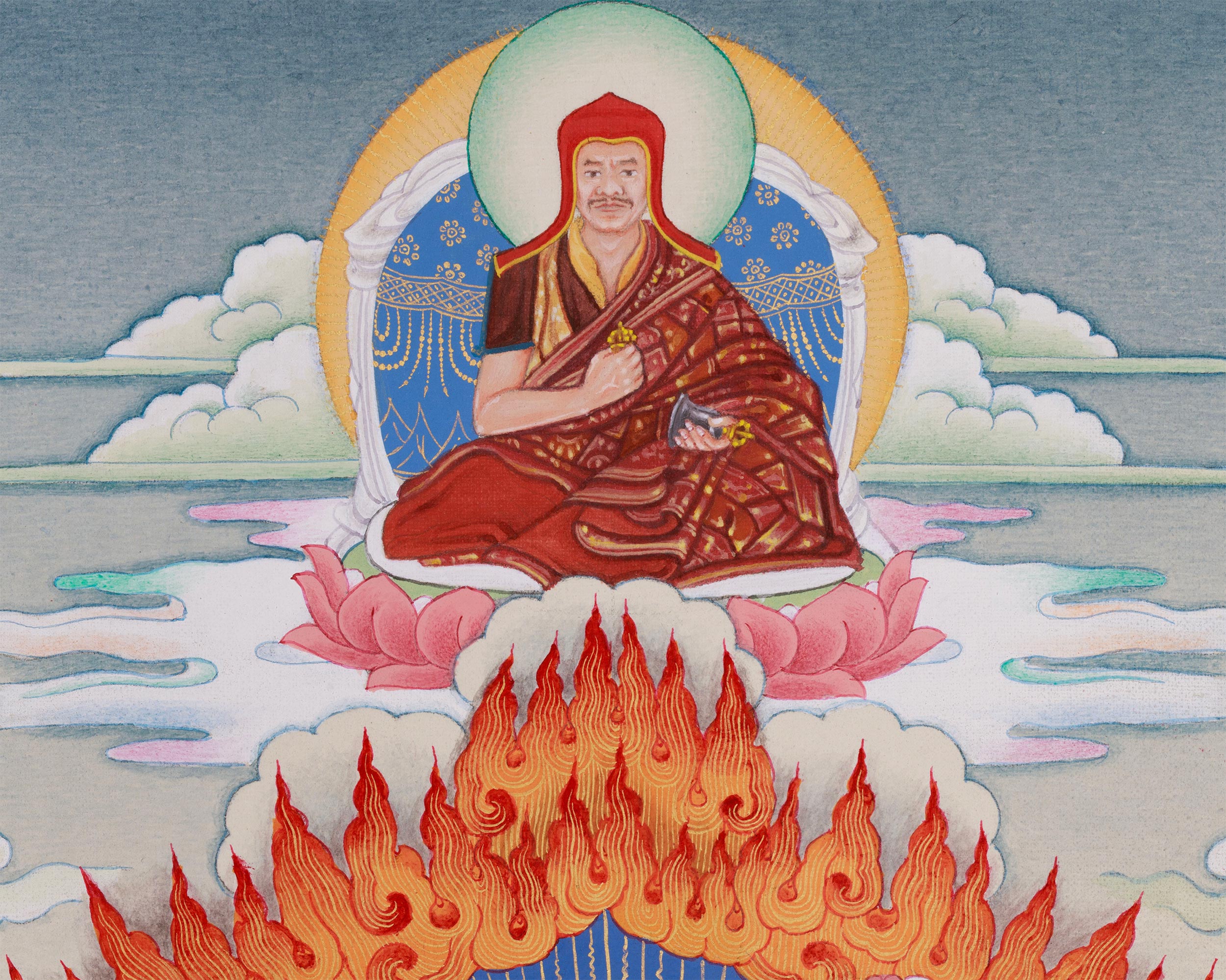 Red Dakini Vajrayogini Thangka | The Fierce & Compassionate Tantric Deity