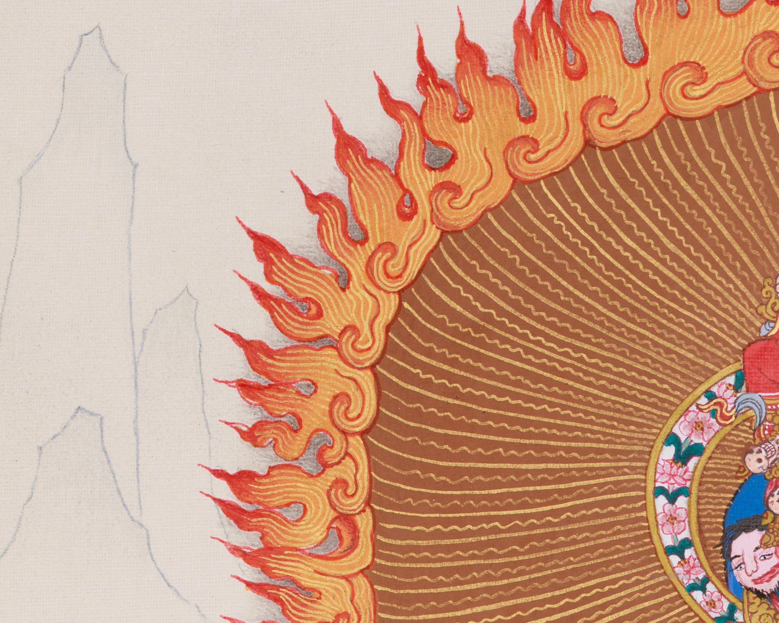 Sacred Chakrasamvara Yab-Yum Thangka | Yidam Artwork for Spiritual Transformation