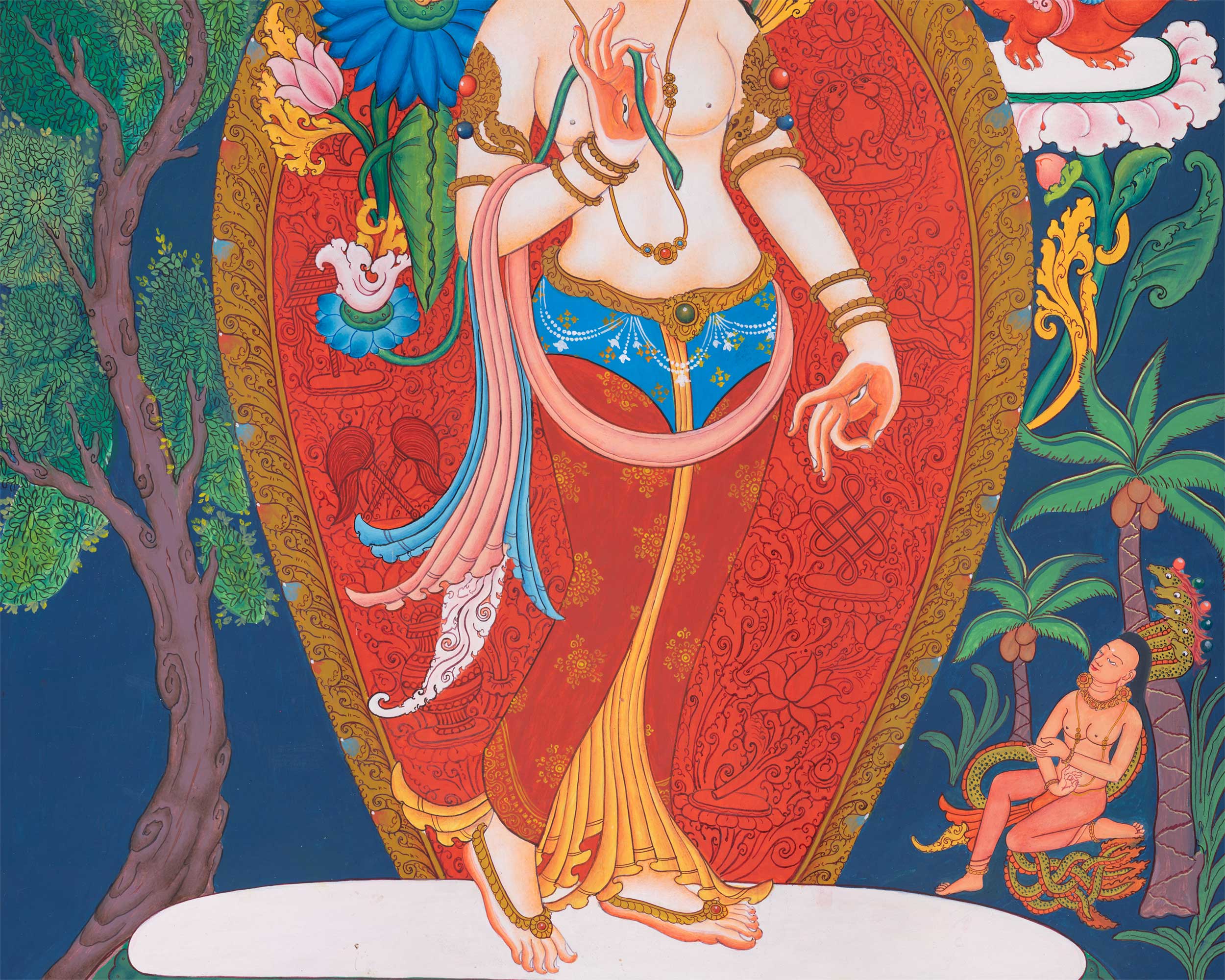 White Tara and Green Tara Set : Standing Tara Prints