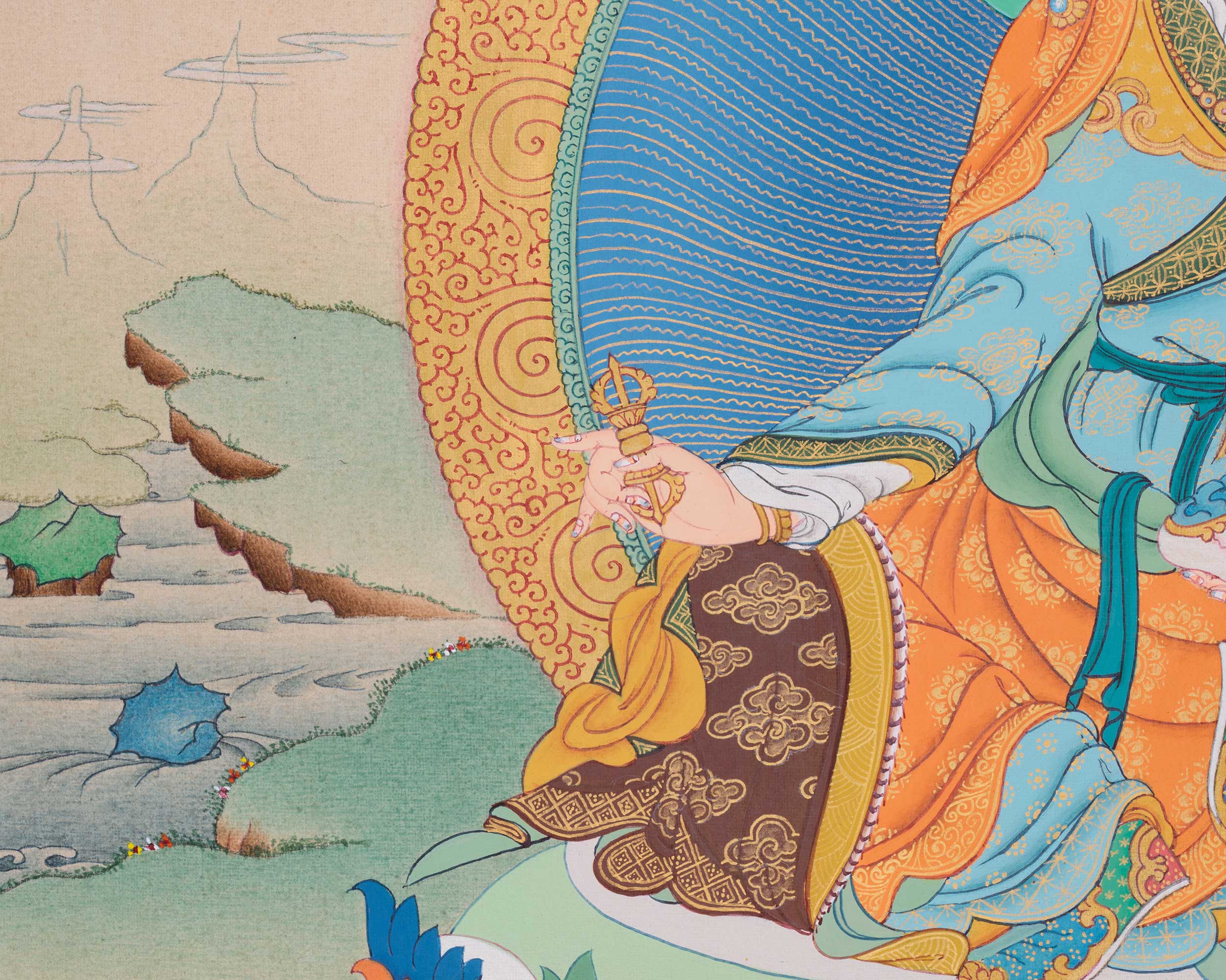 Sacred 28 Inches Guru Padmasambhava | Guru Rinpoche, the Second Buddha of Tibet